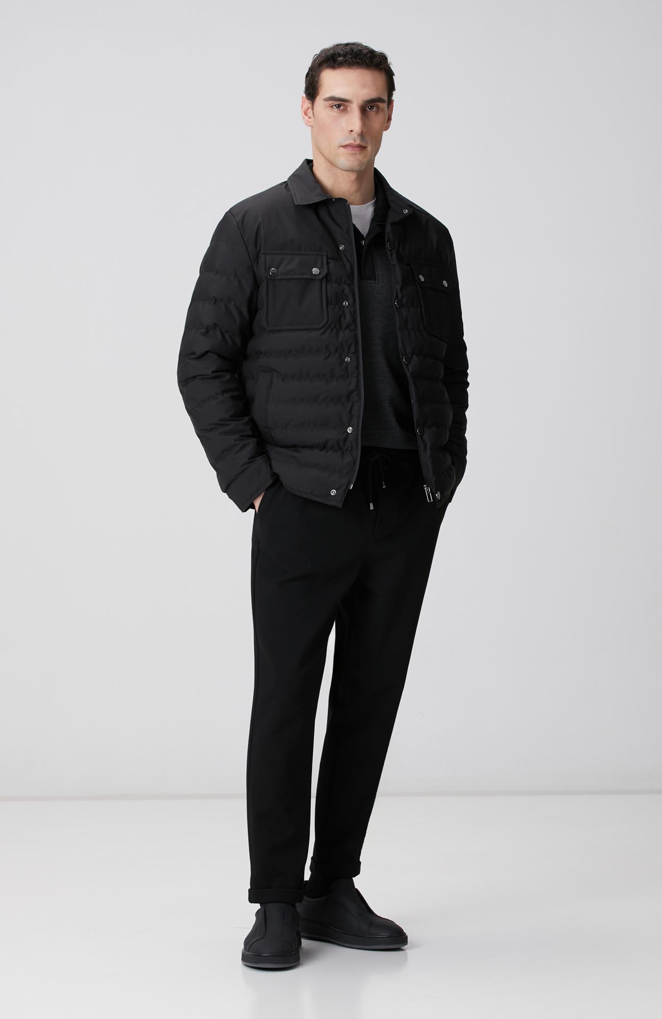 Network Erkek Siyah Fermuarlı Yaka Garnili Sweatshirt