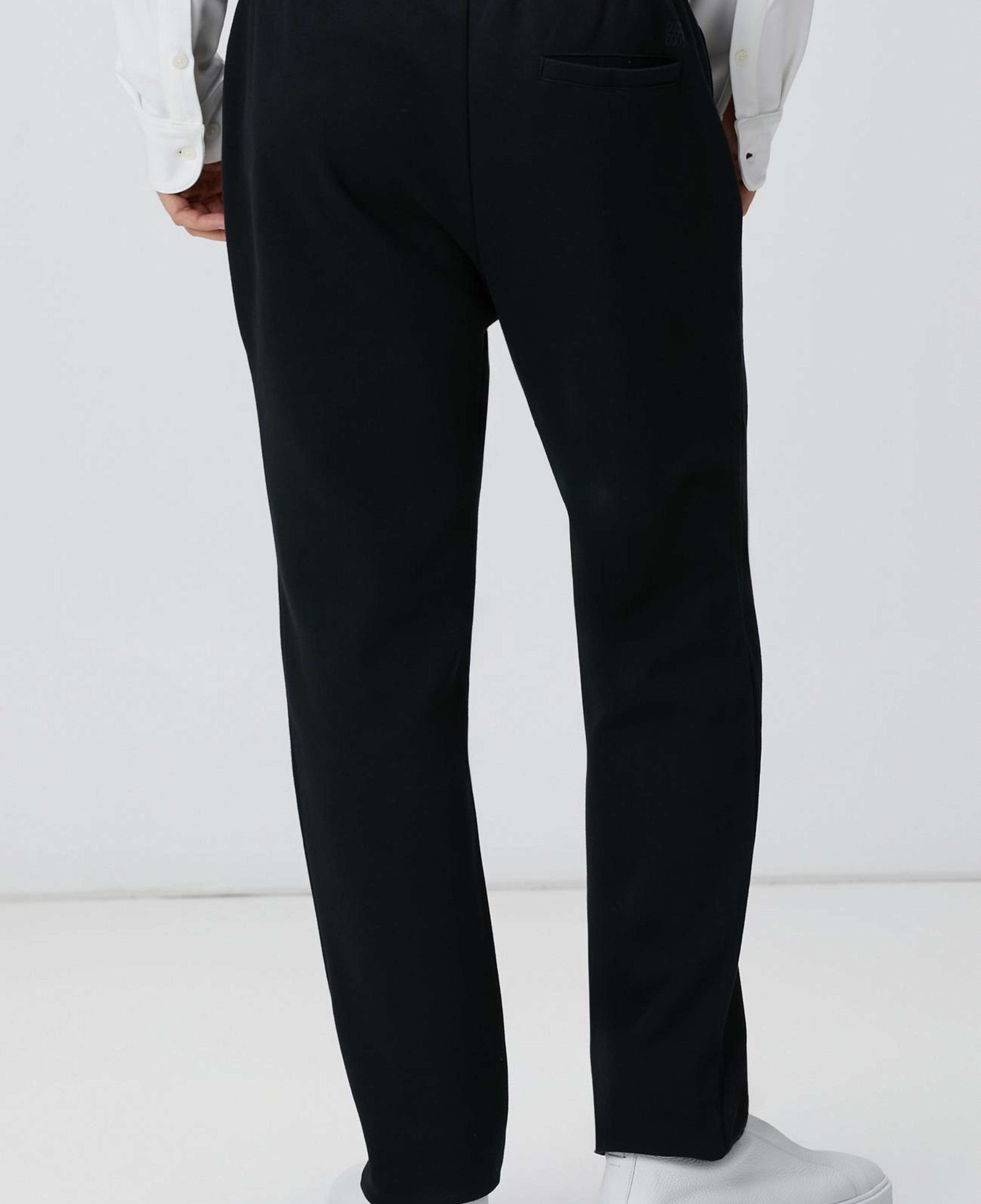 Network Erkek Siyah Boru Paça Yan Cep Detaylı Eşofman Altı