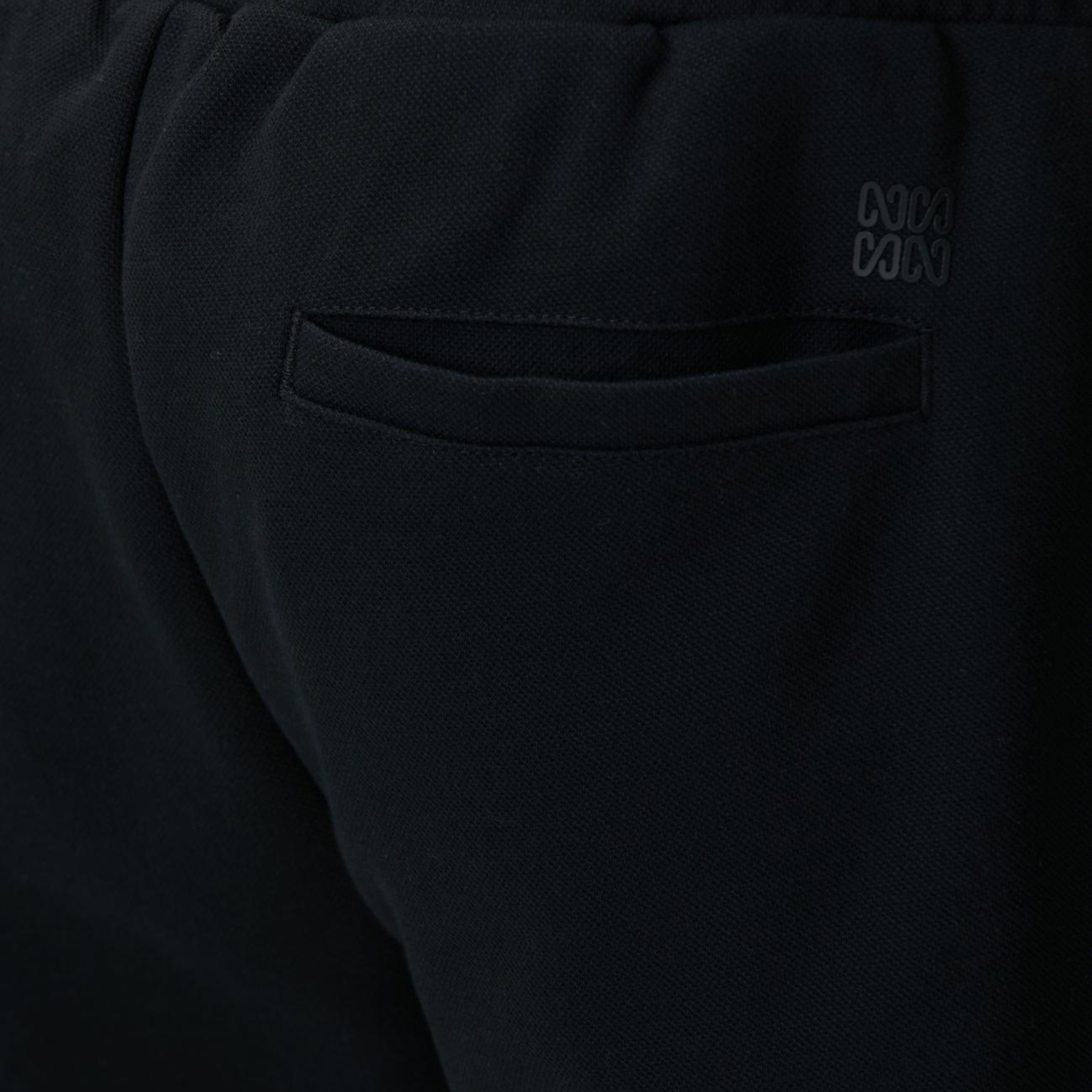 Network Erkek Siyah Boru Paça Yan Cep Detaylı Eşofman Altı