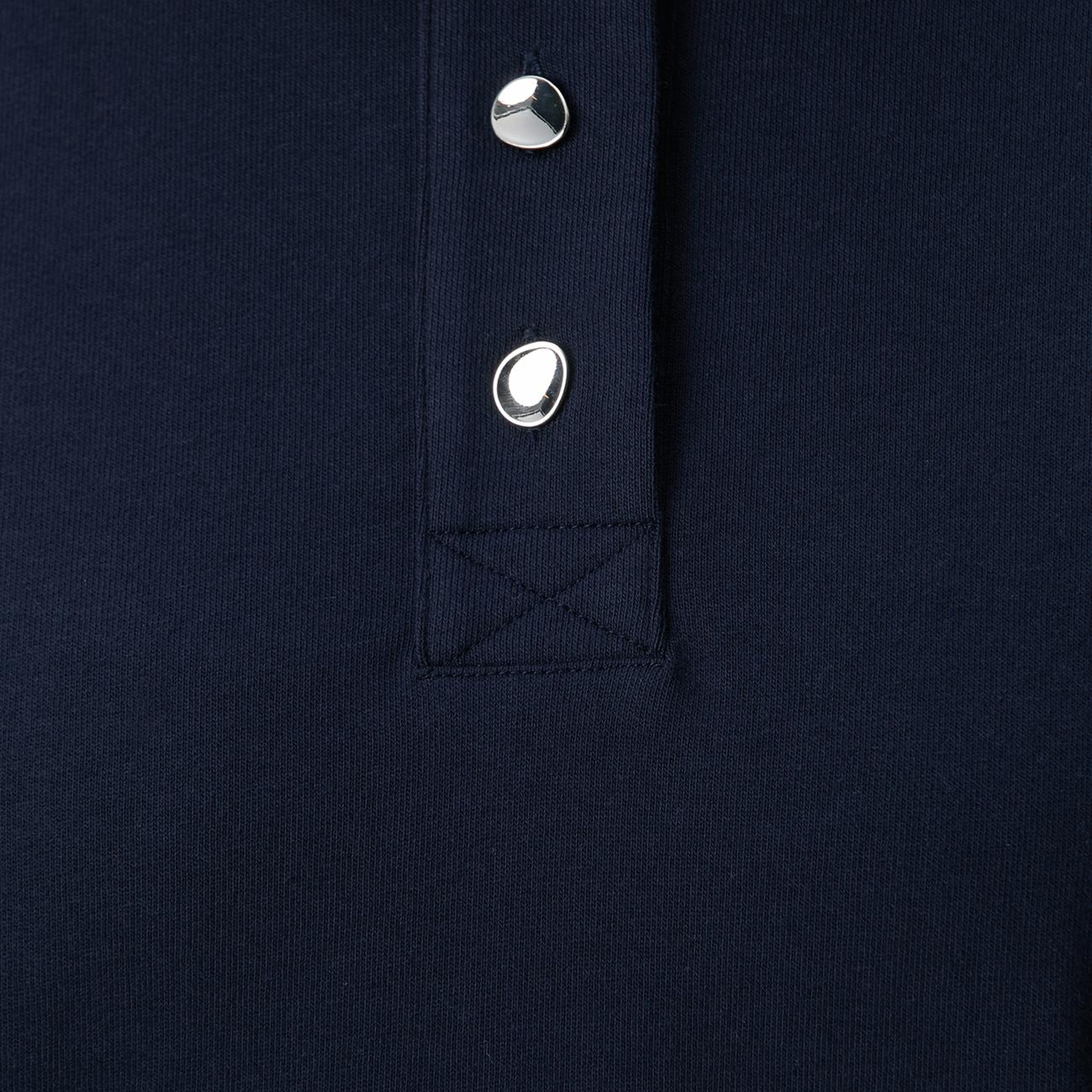 Network Kadın Lacivert Metal Düğmeli Sweatshirt