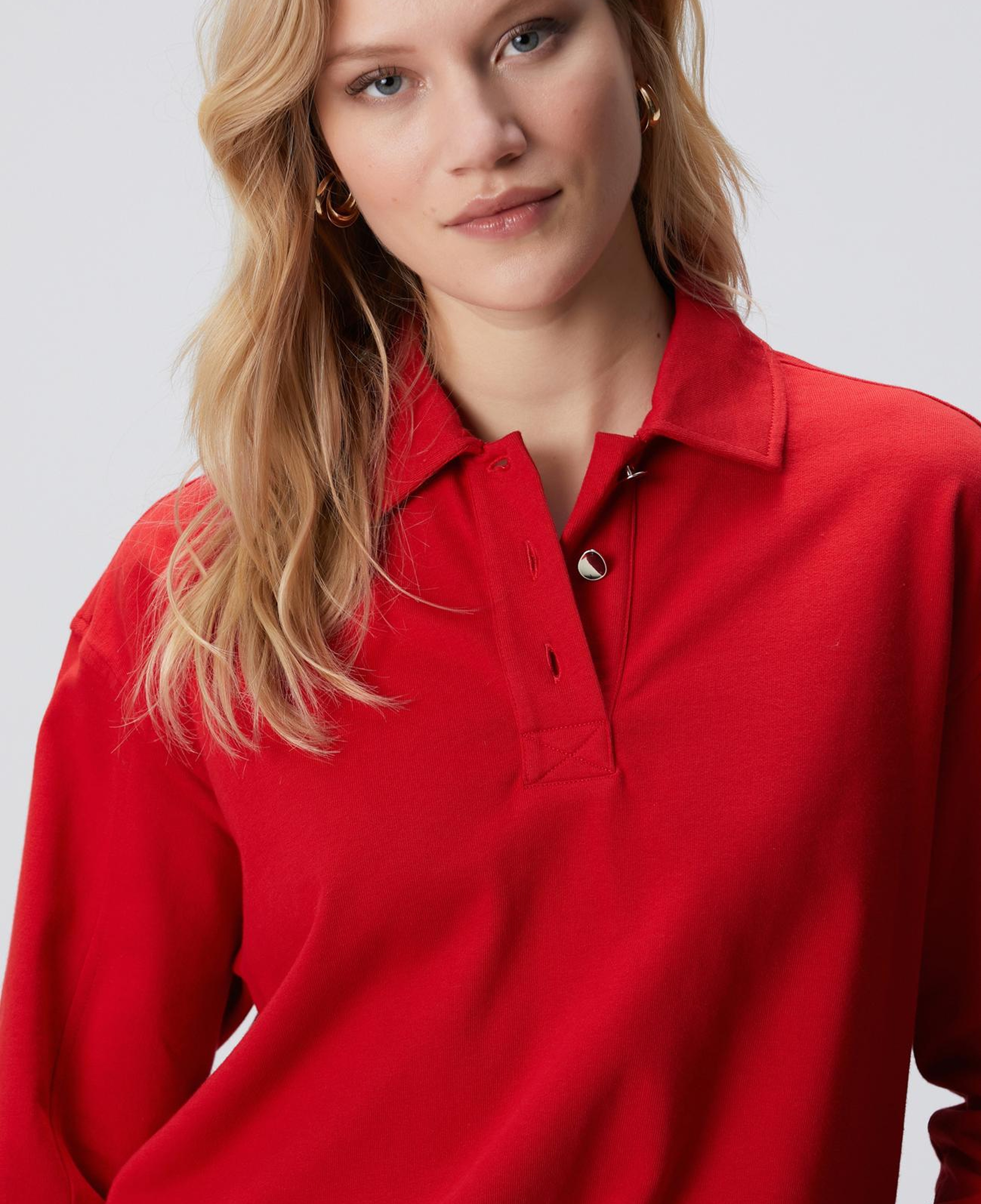 Network Kadın Kırmızı Sweatshirt