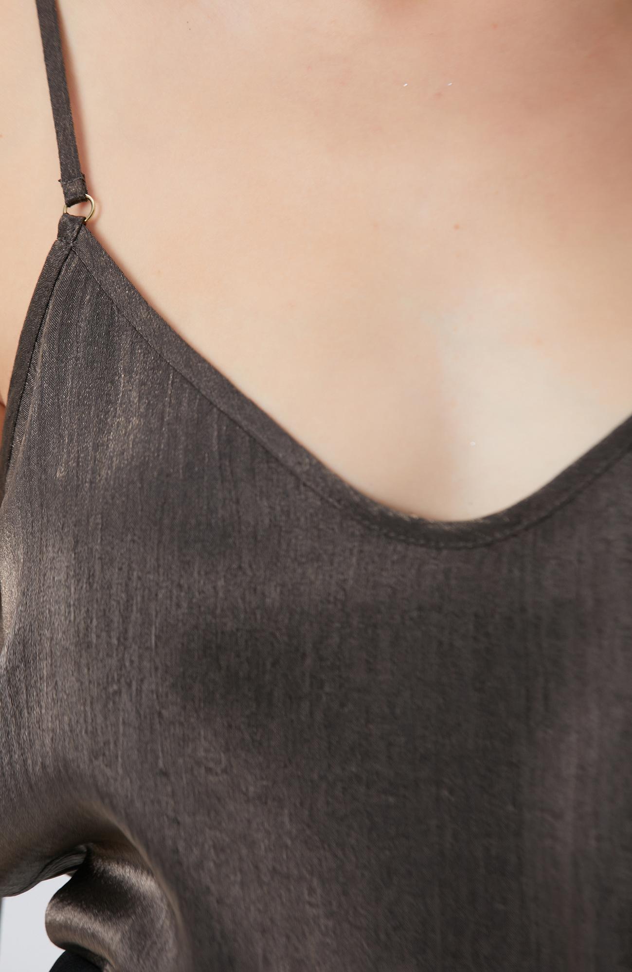 Network Kadın Haki Varaklı Bluz