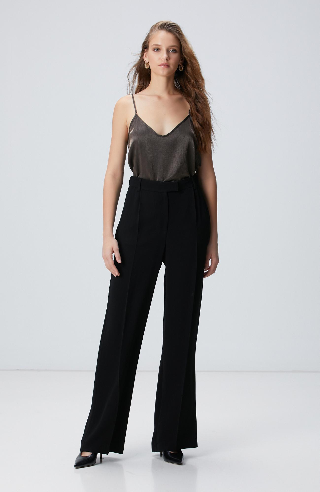 Network Kadın Haki Varaklı Bluz