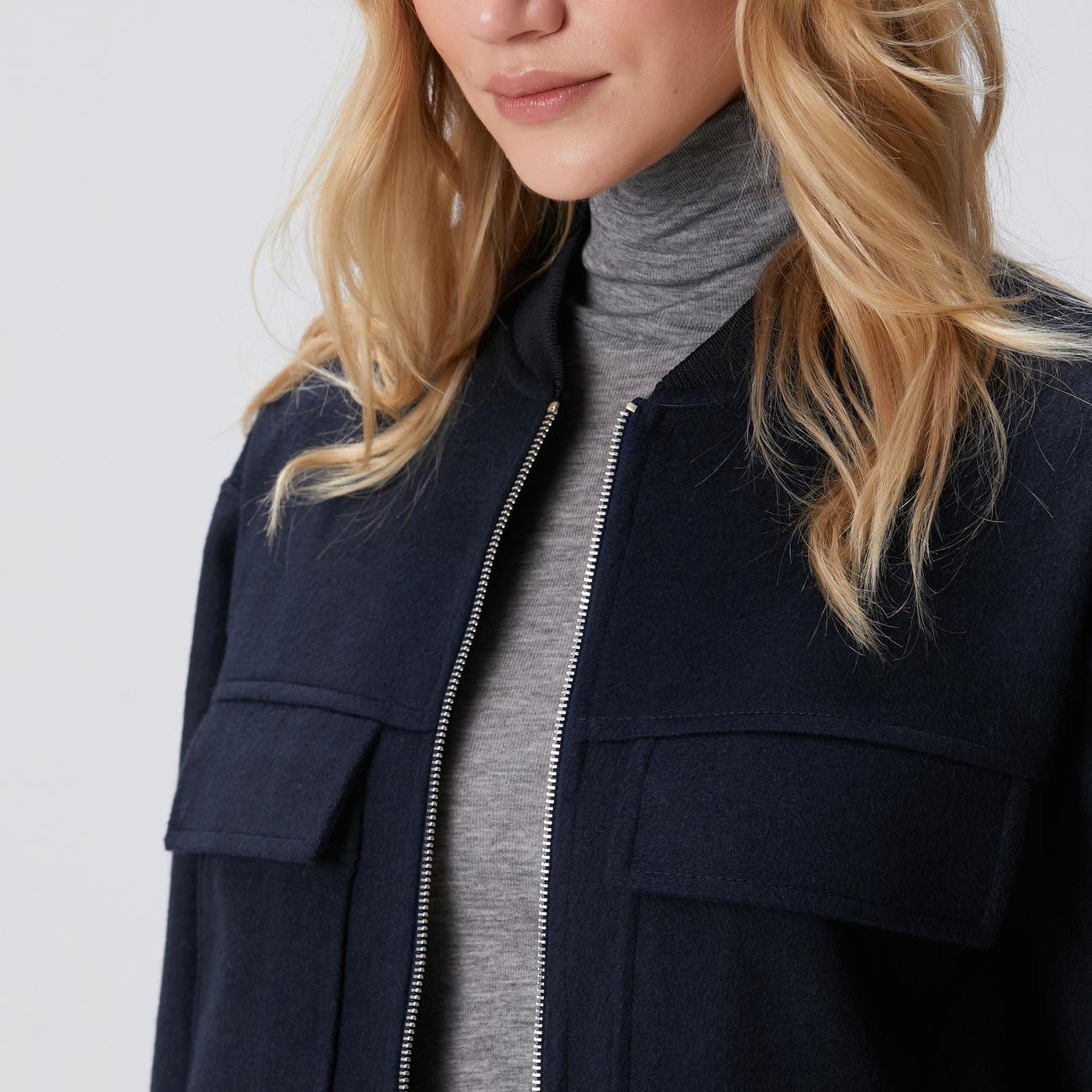 Network Kadın Lacivert Mont