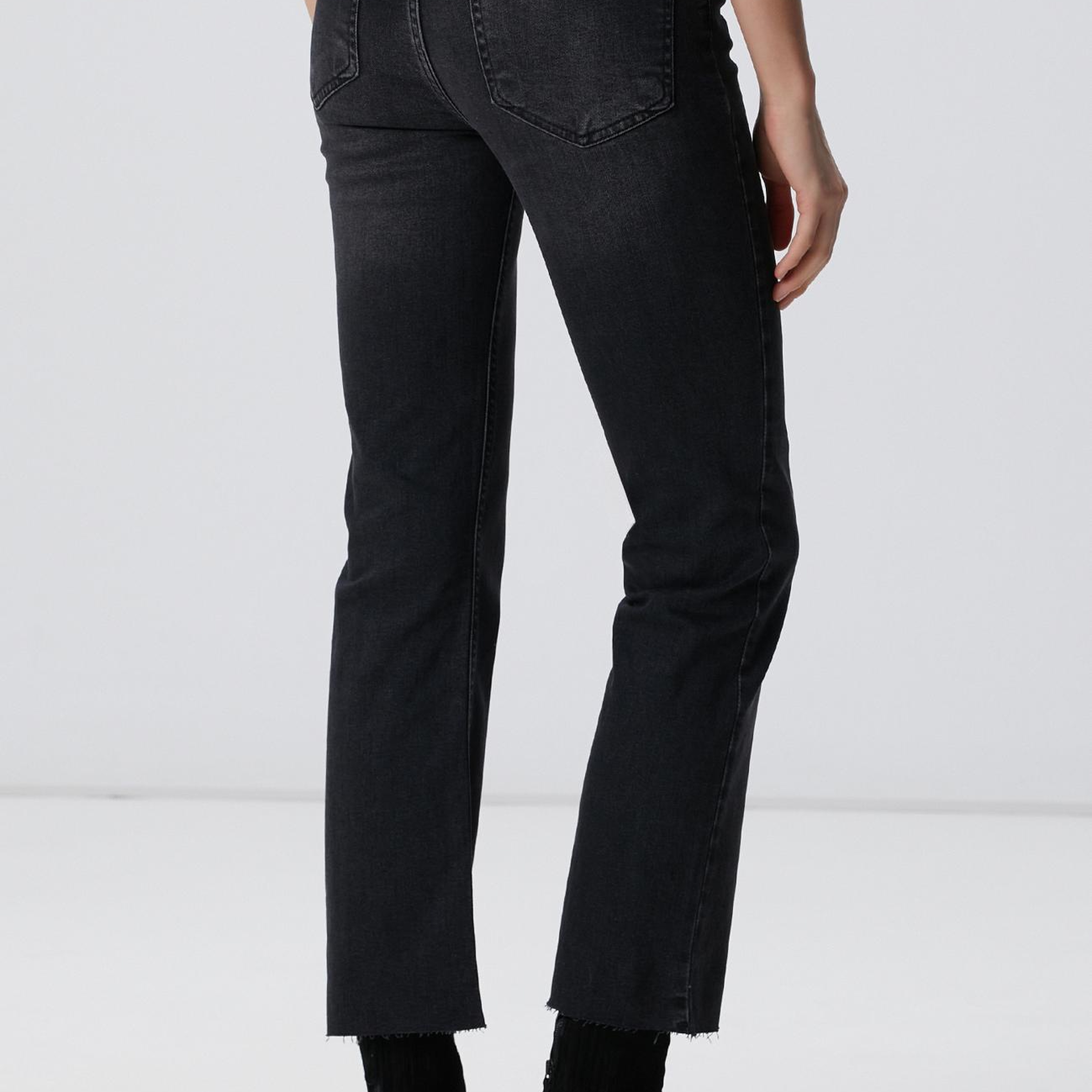Network Kadın Antrasit Denim Pantolon