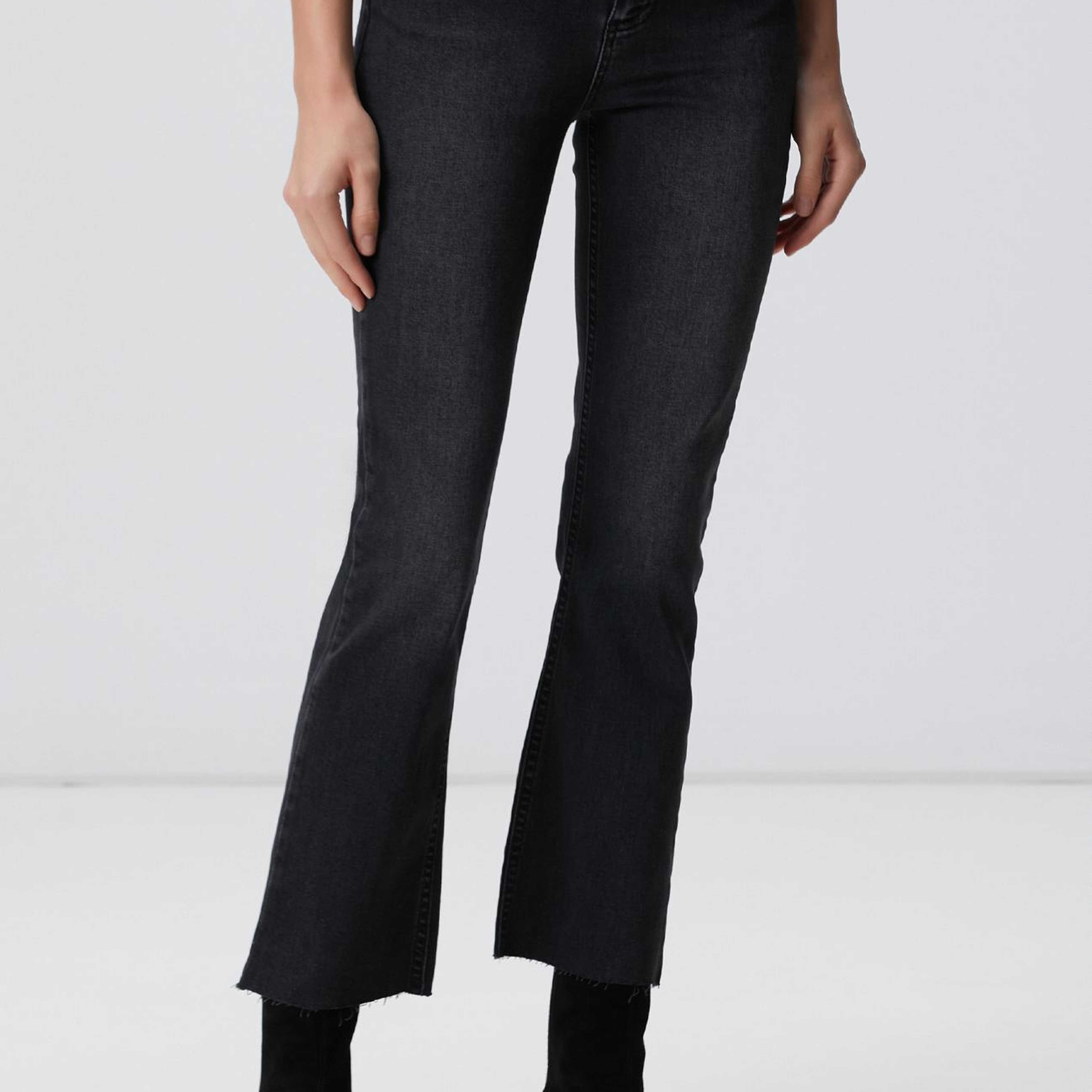 Network Kadın Antrasit Denim Pantolon
