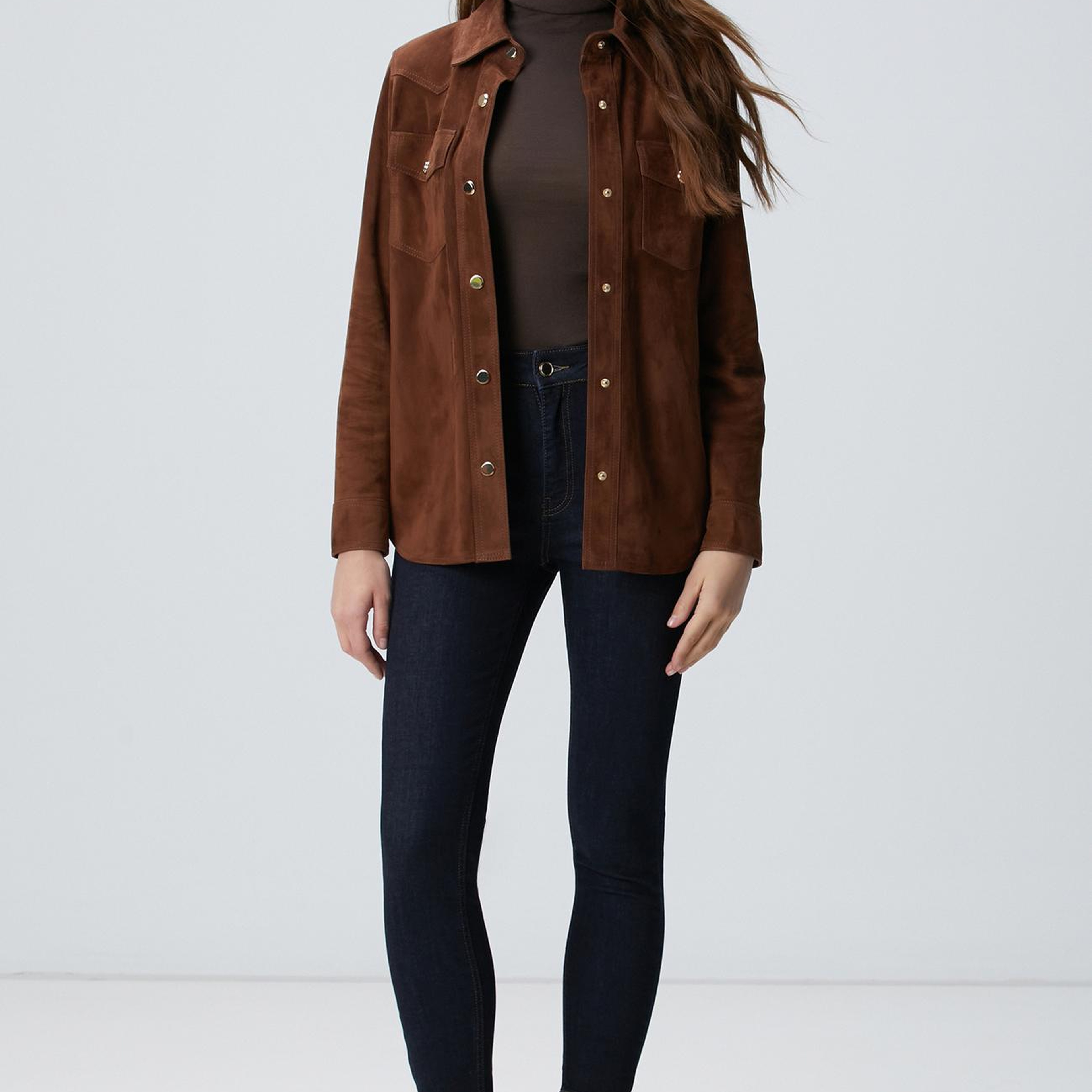 Network Kadın Lacivert Skinny Fit Dar Paça Raw Denim Pantolon