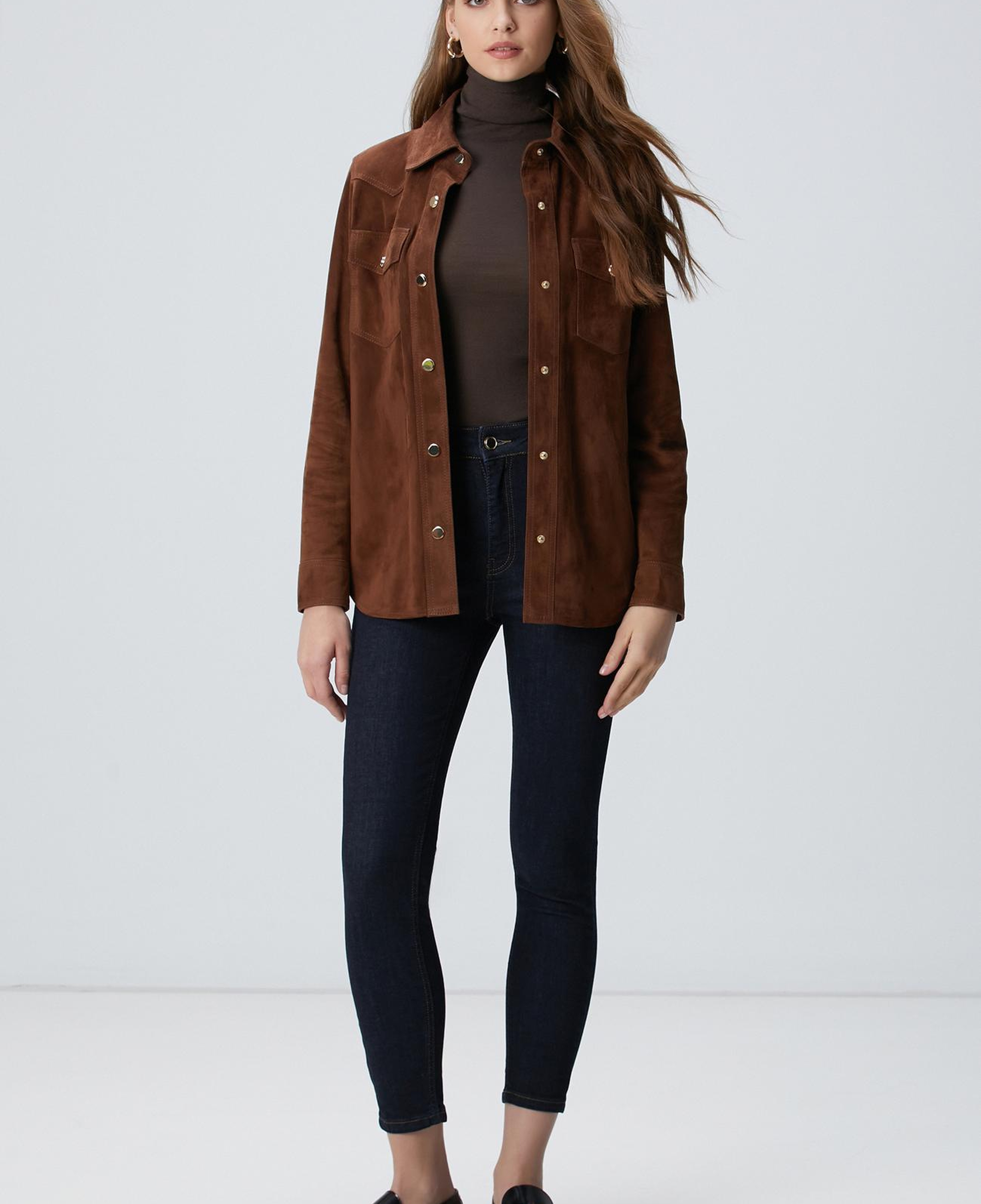 Network Kadın Lacivert Skinny Fit Dar Paça Raw Denim Pantolon