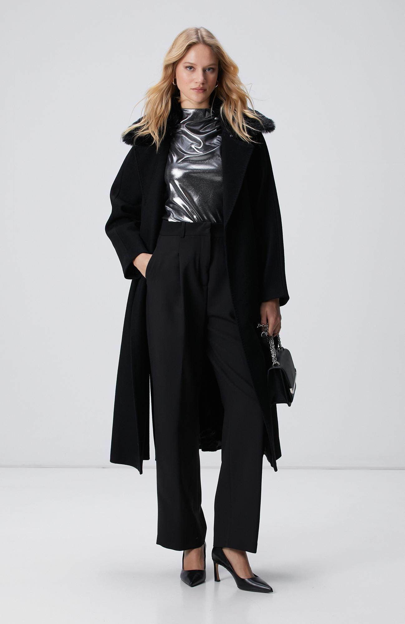 Network Kadın Siyah Bluz