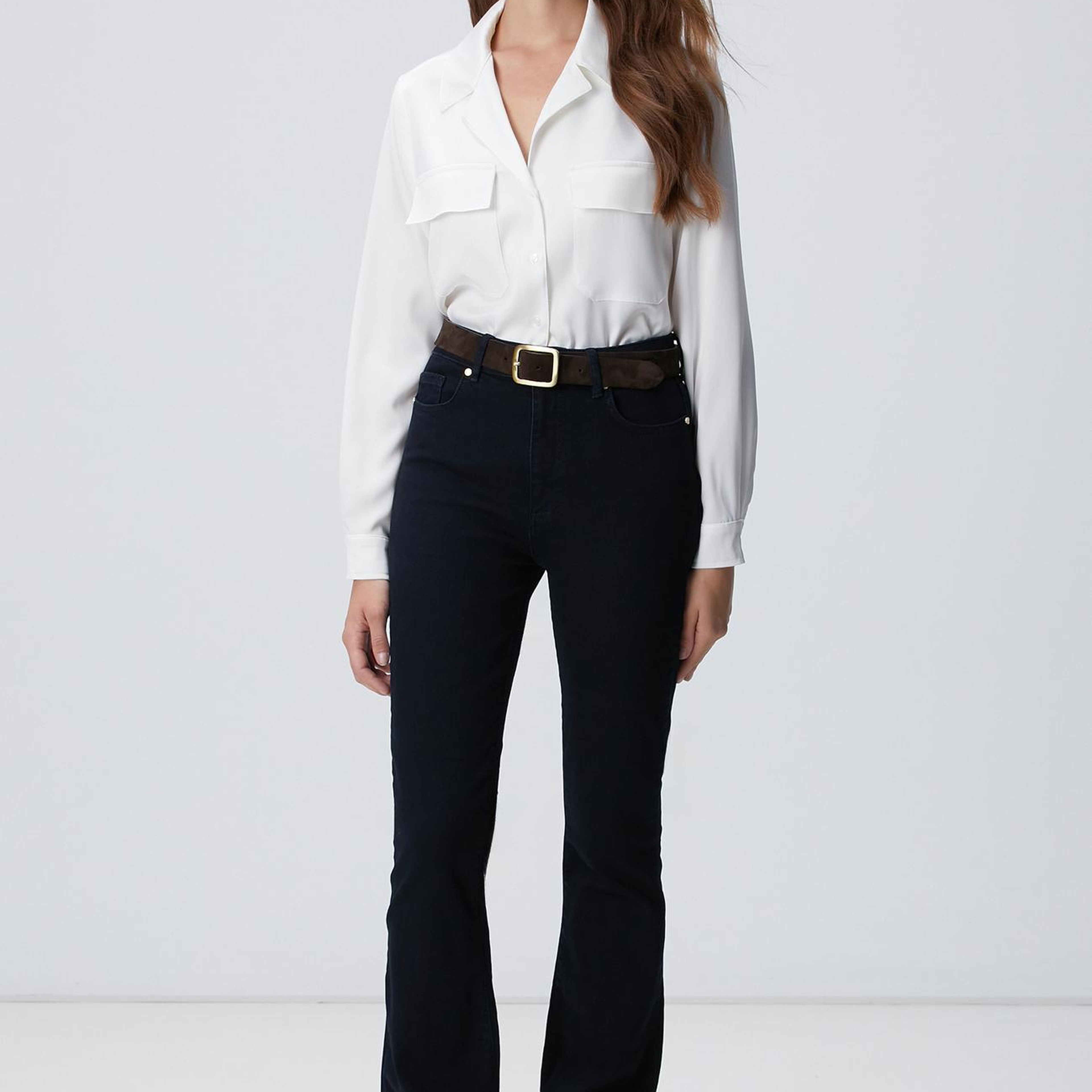 Network Kadın Kırık Beyaz Gömlek