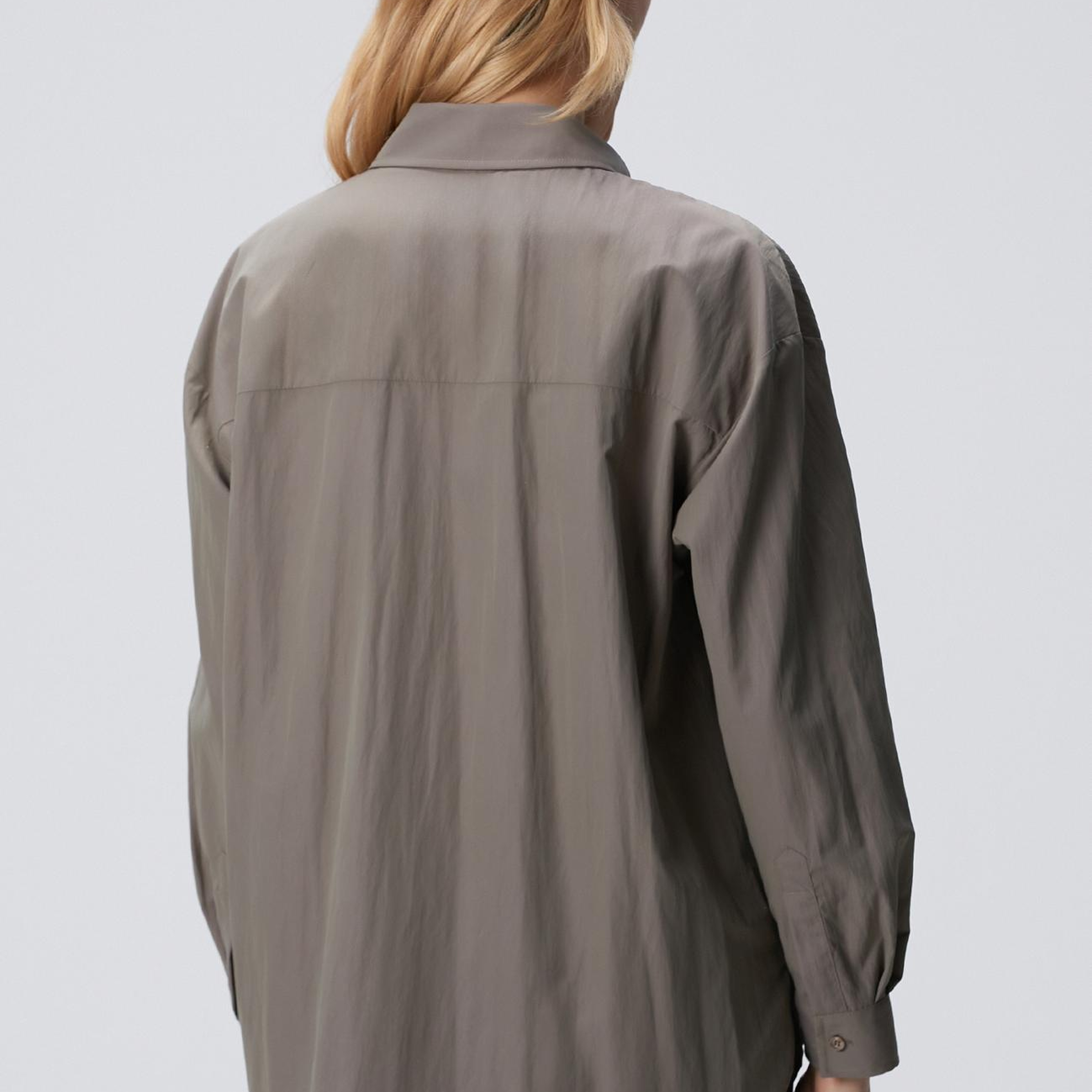 Network Kadın Açık Haki Gömlek