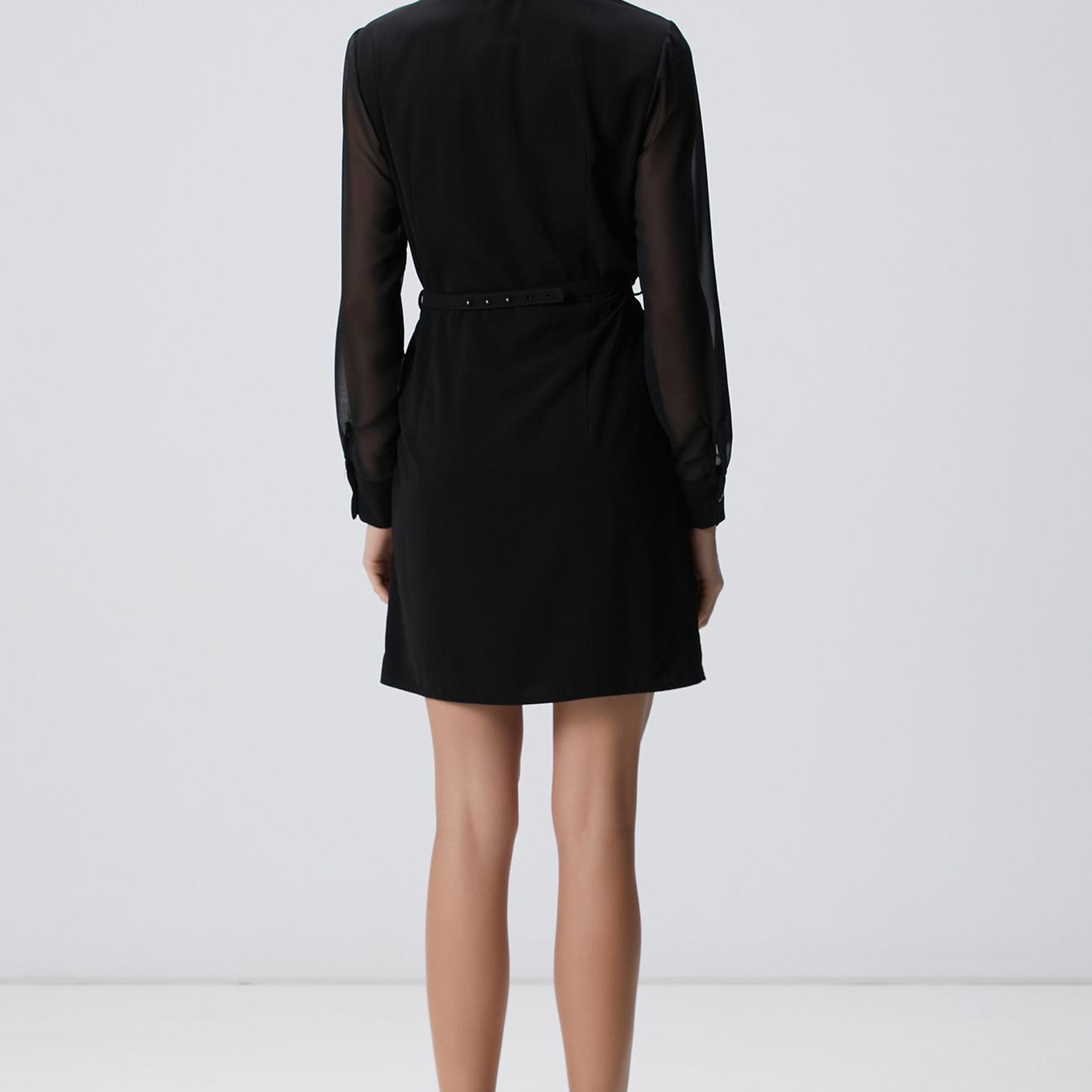 Network Kadın Siyah Elbise