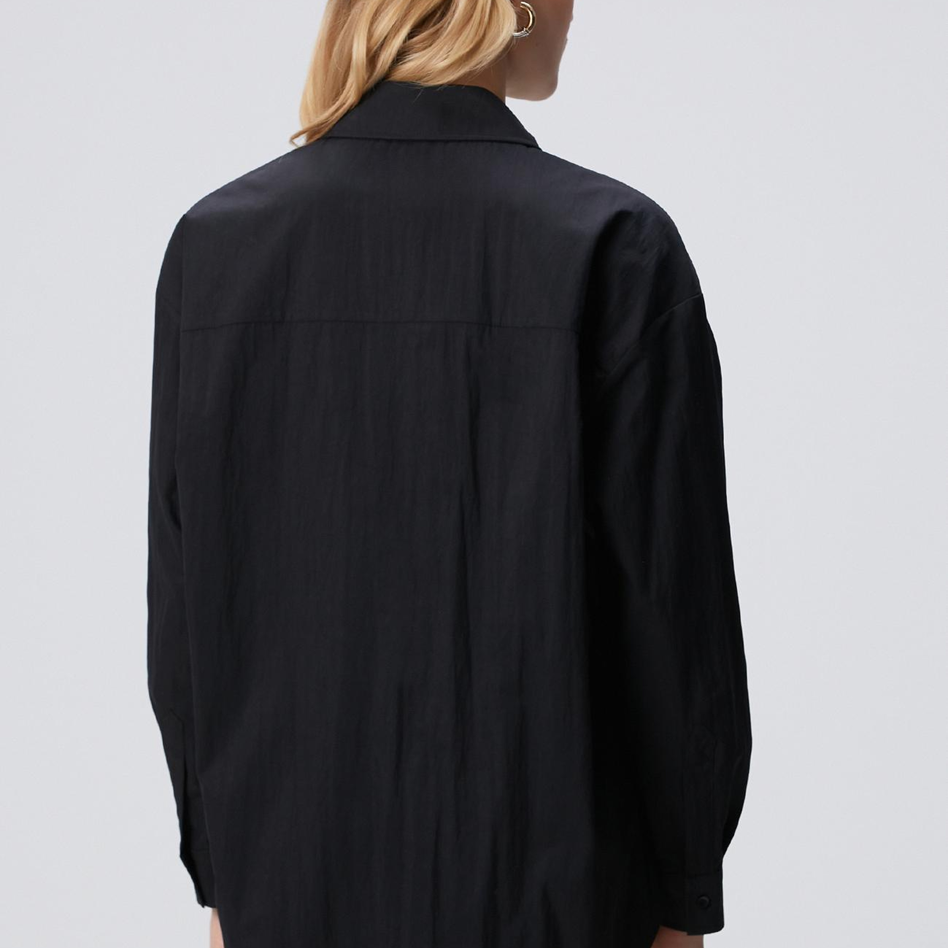 Network Kadın Siyah Gömlek