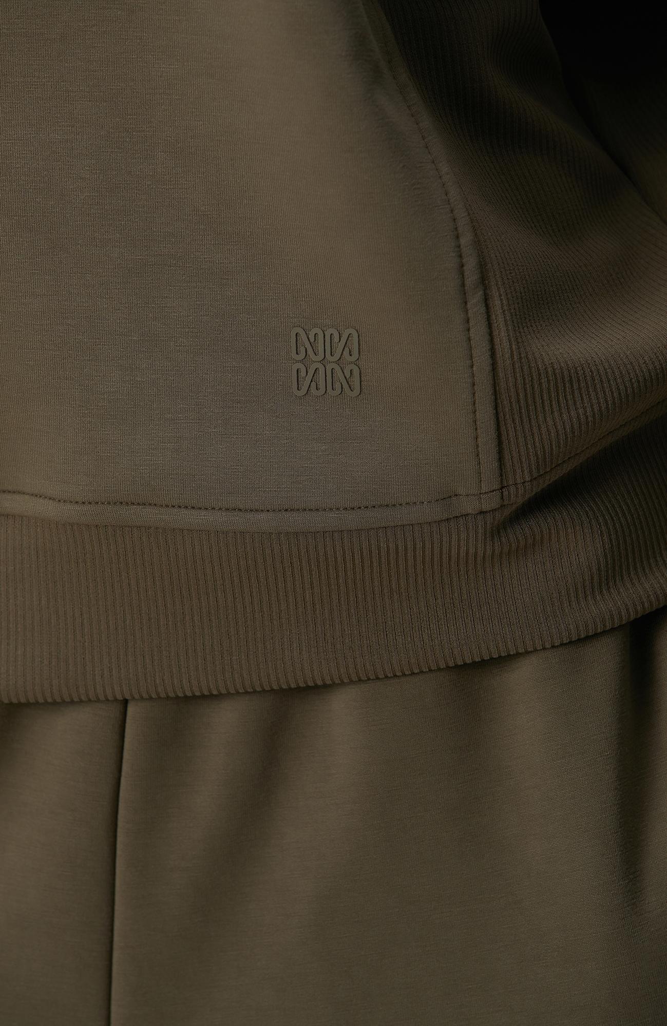 Network Kadın Haki Kapüşonlu Sweatshirt