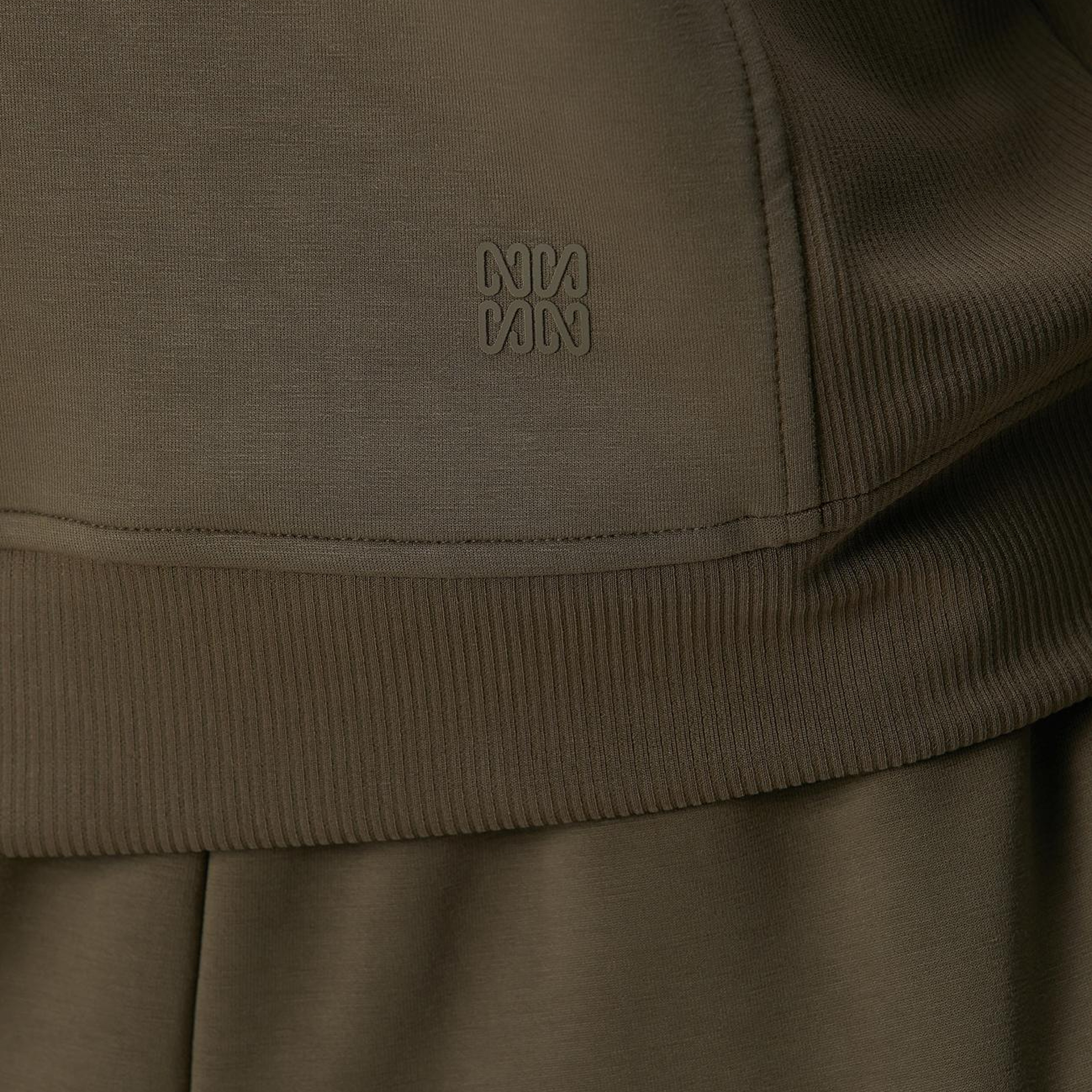 Network Kadın Haki Kapüşonlu Sweatshirt