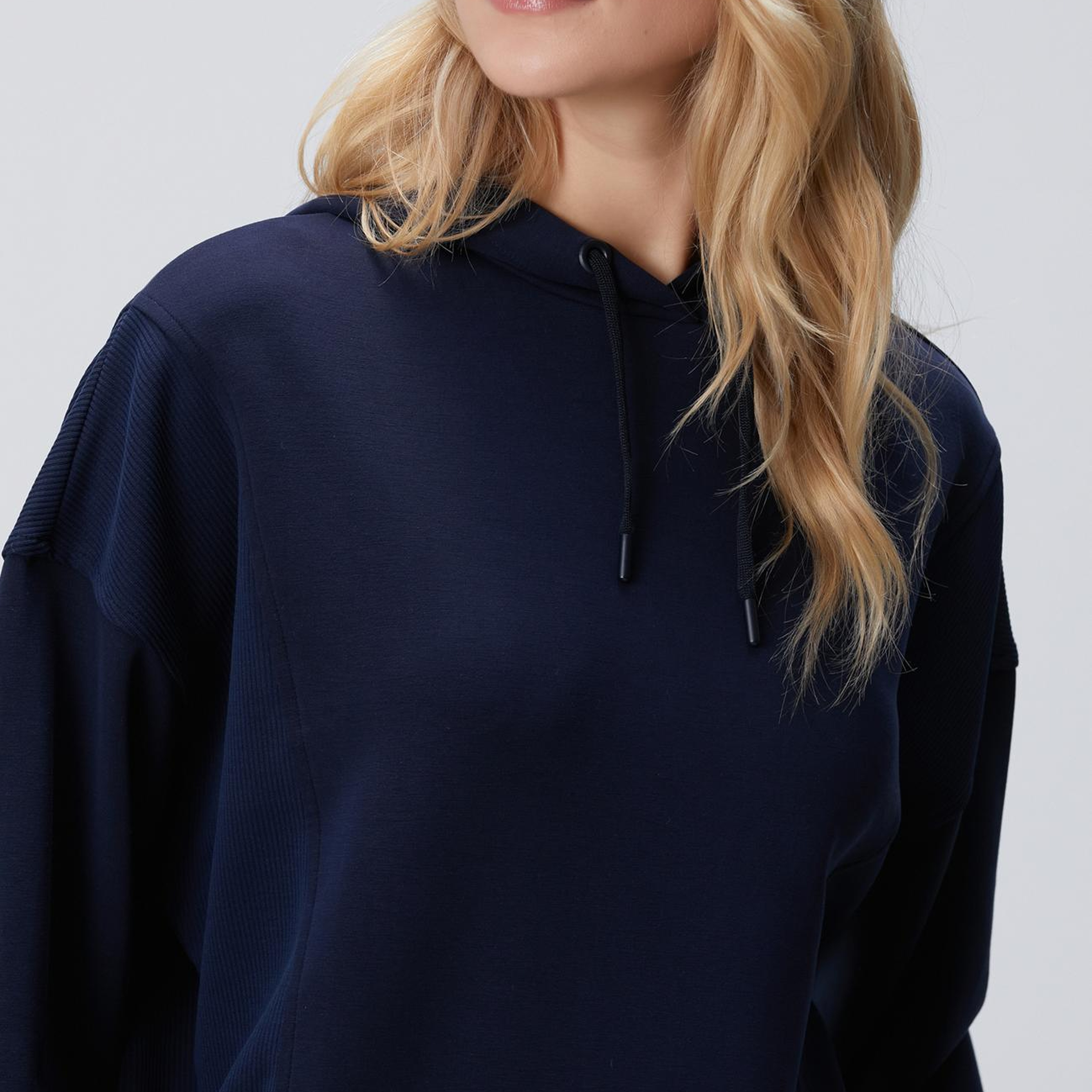 Network Kadın Lacivert Kapüşonlu Sweatshirt