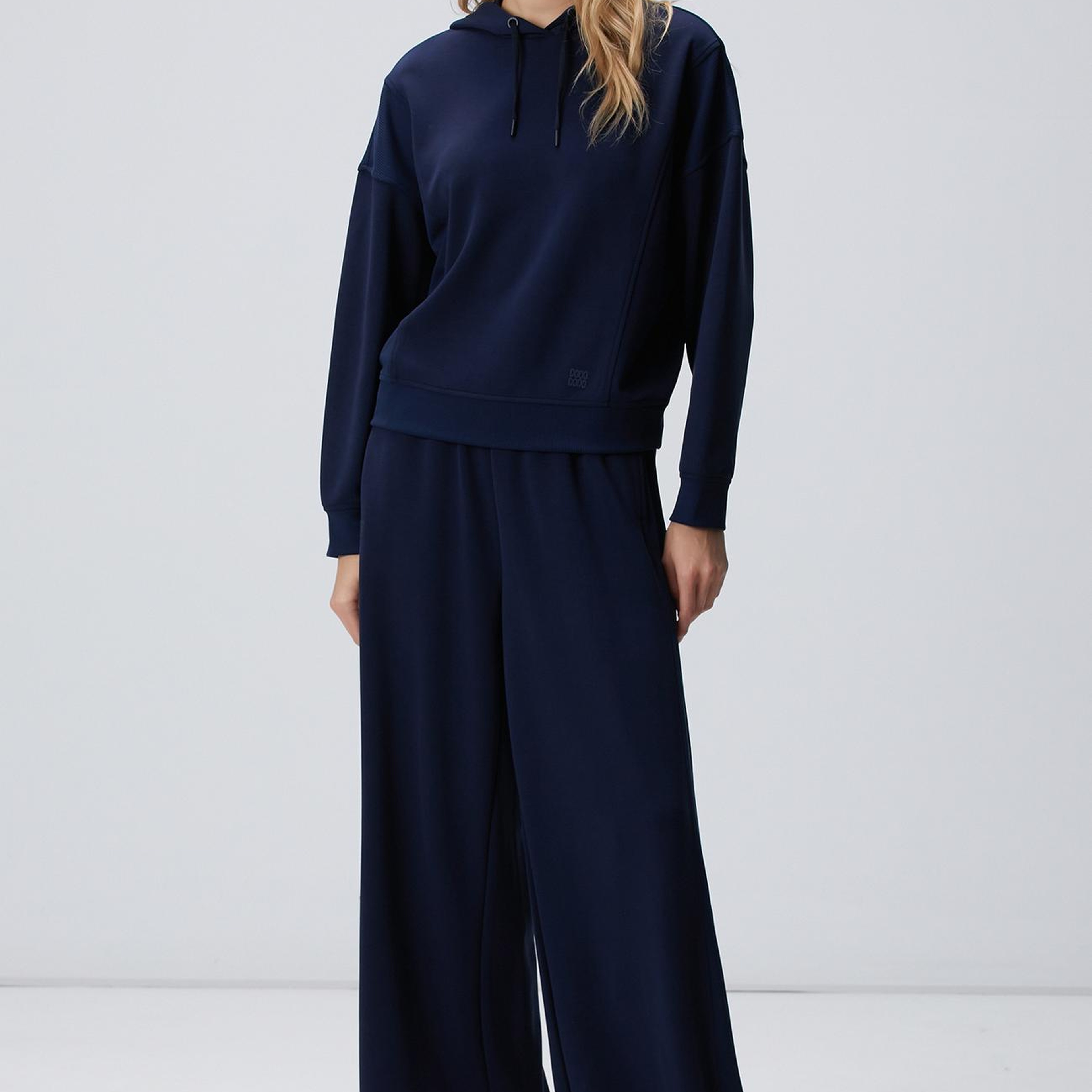 Network Kadın Lacivert Kapüşonlu Sweatshirt