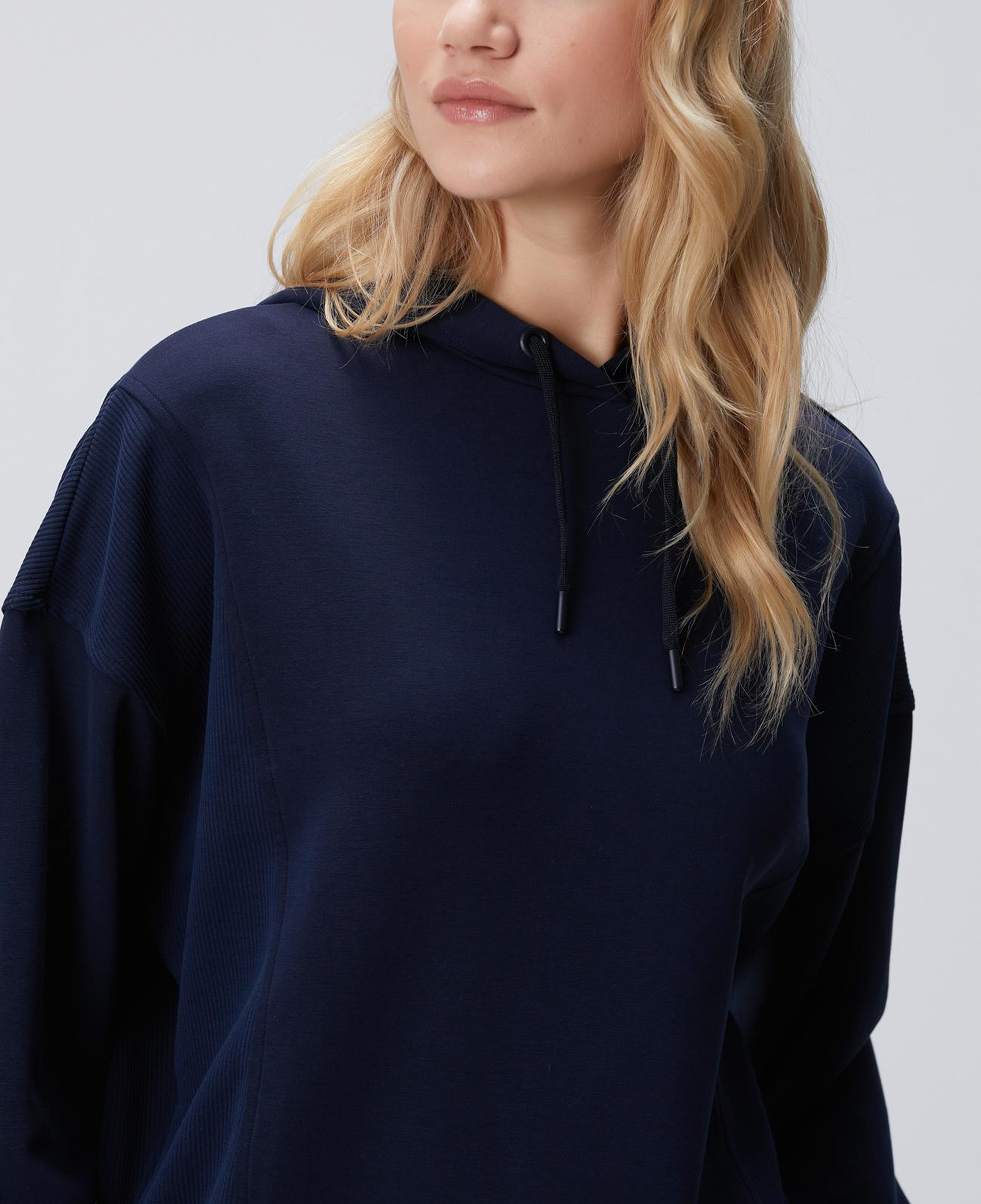 Network Kadın Lacivert Kapüşonlu Sweatshirt