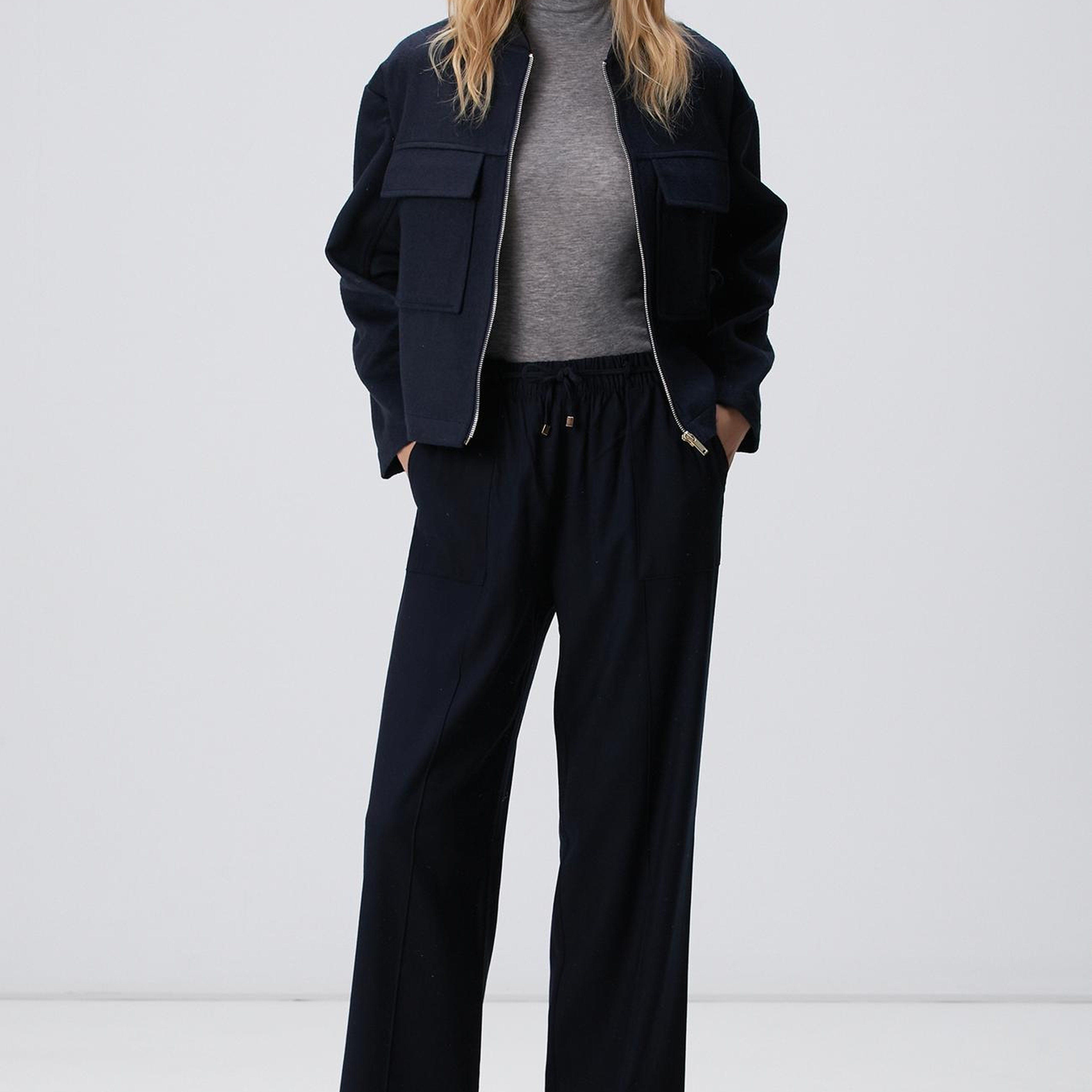 Network Kadın Lacivert Pantolon