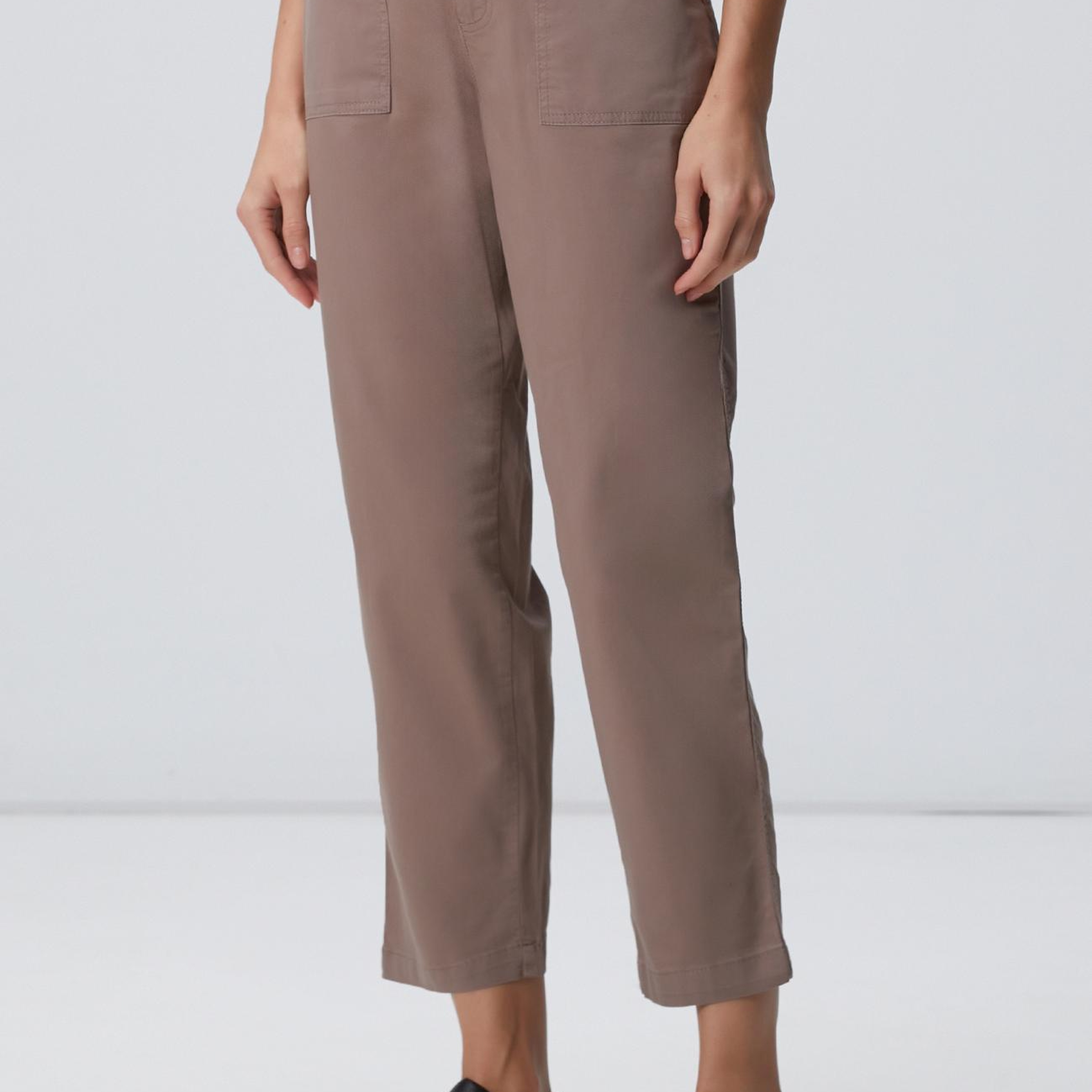 Network Kadın Vizon Dokuma Casual Pantolon