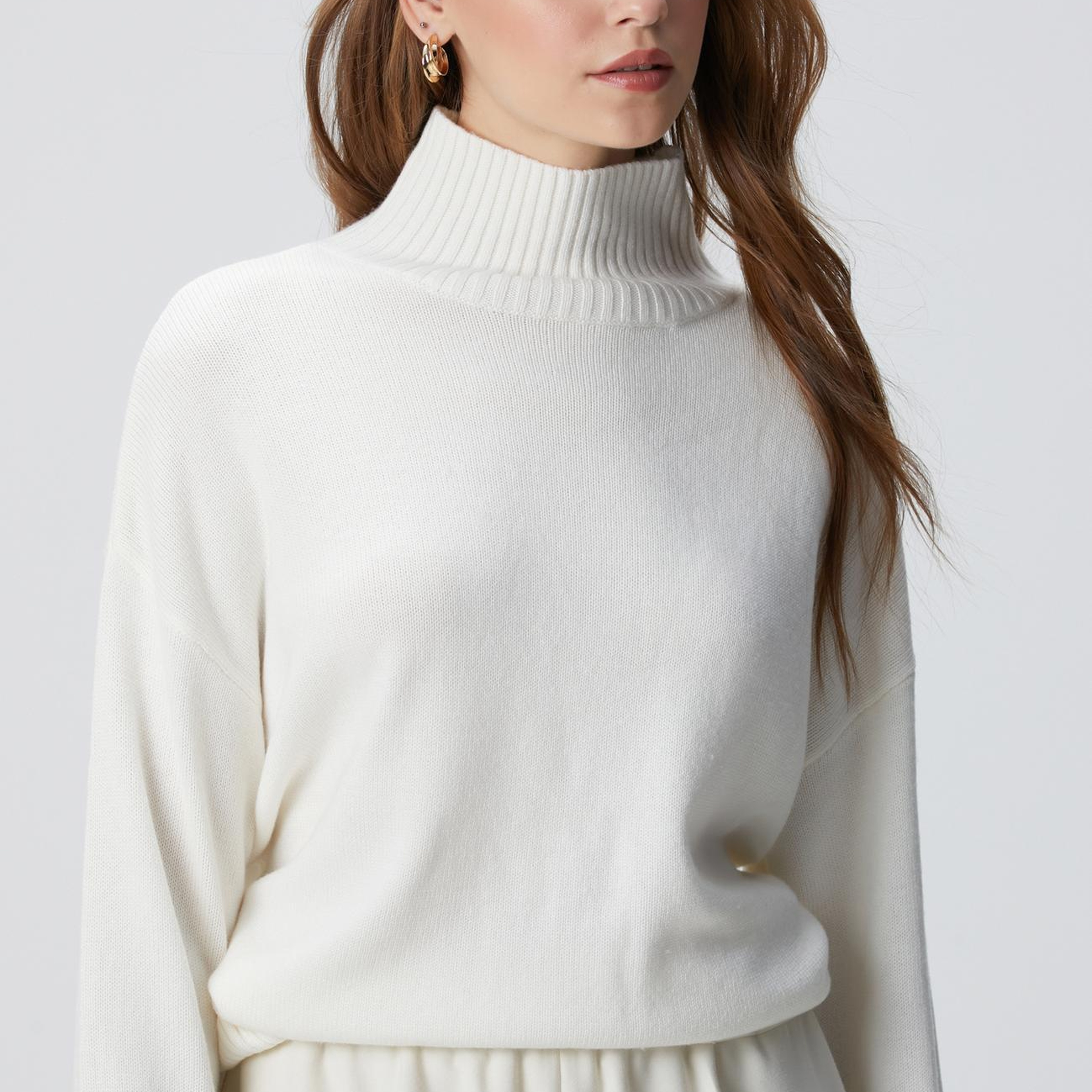 Network Kadın Yün Karışımlı Balıkçı Yaka Triko Kazak