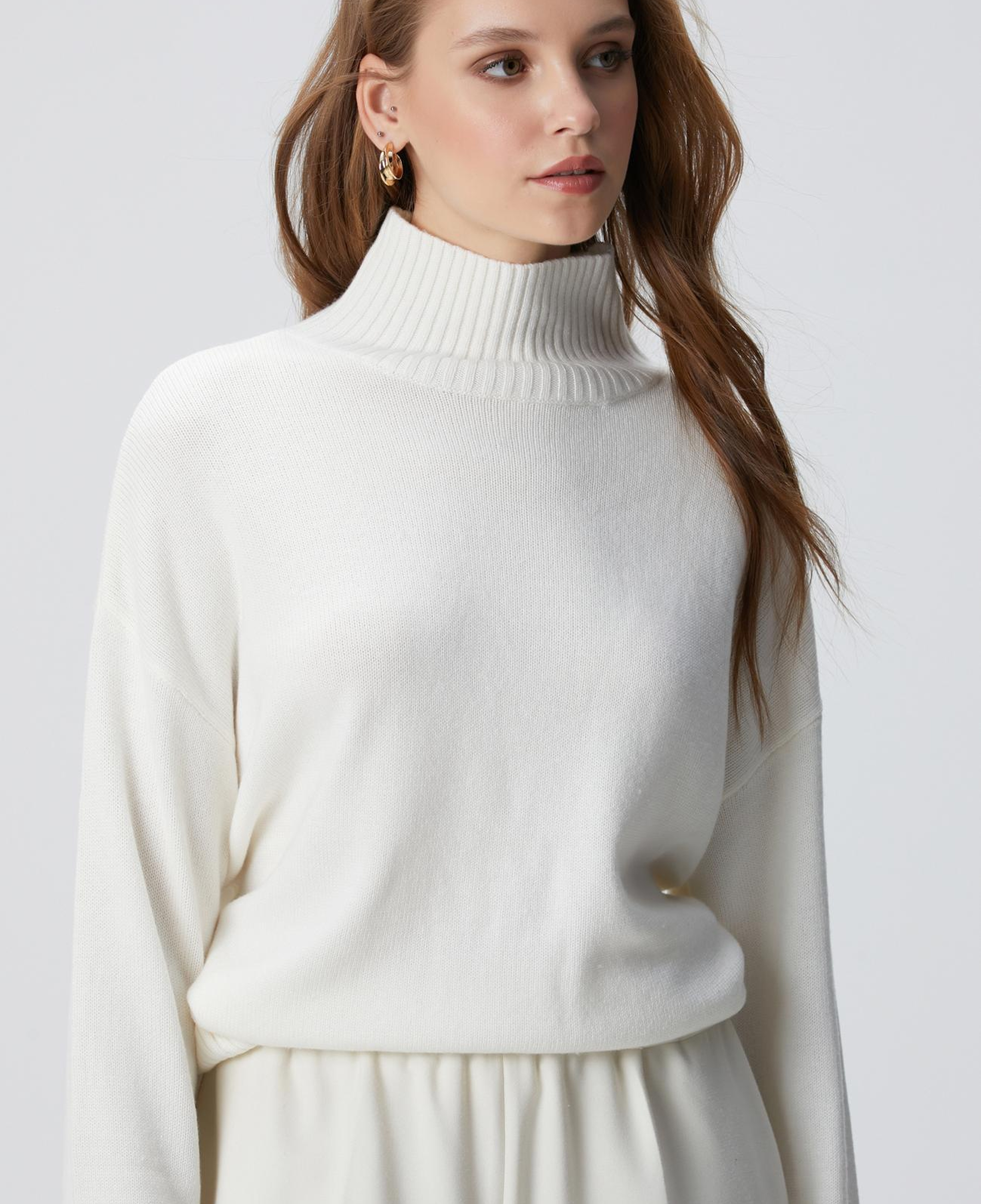 Network Kadın Yün Karışımlı Balıkçı Yaka Triko Kazak