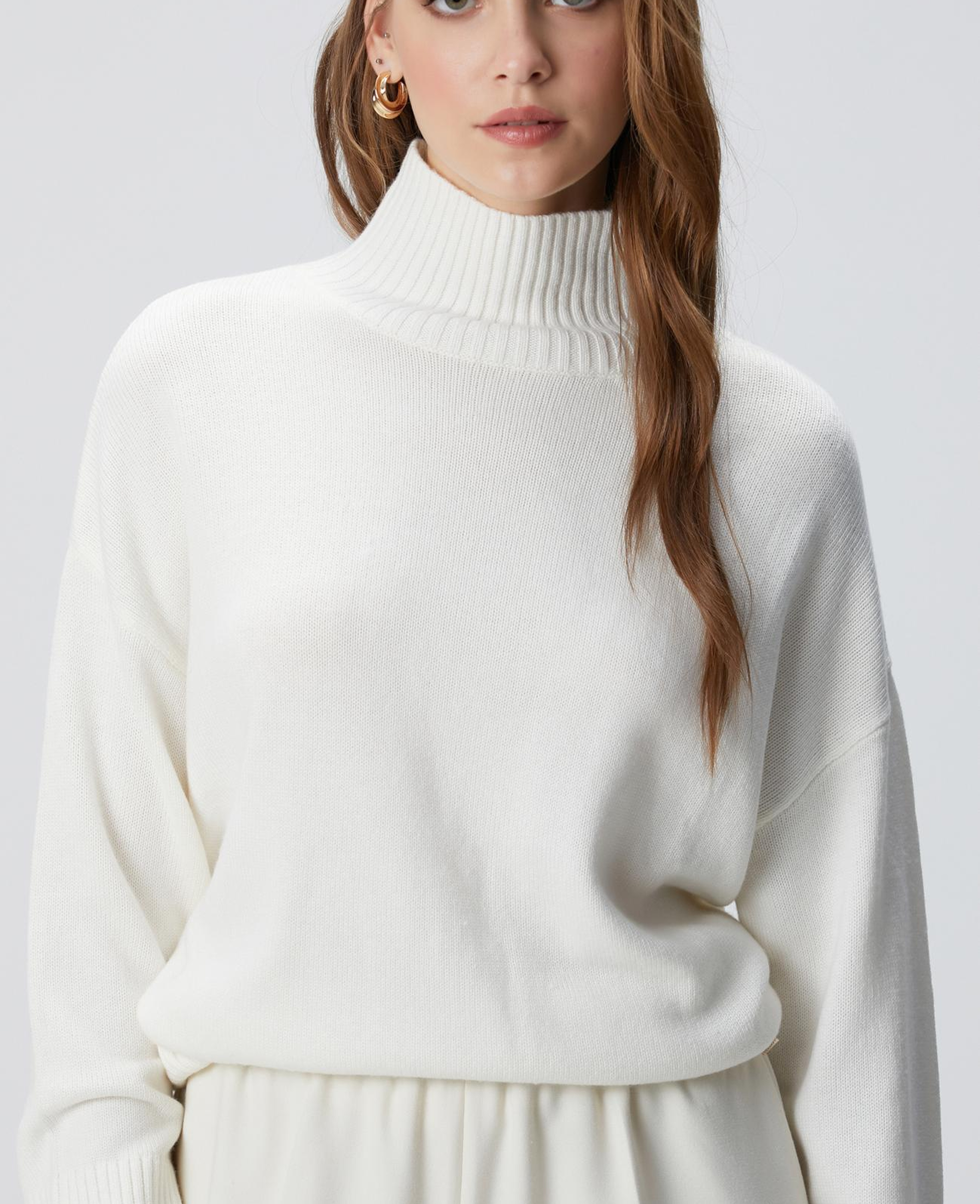 Network Kadın Yün Karışımlı Balıkçı Yaka Triko Kazak