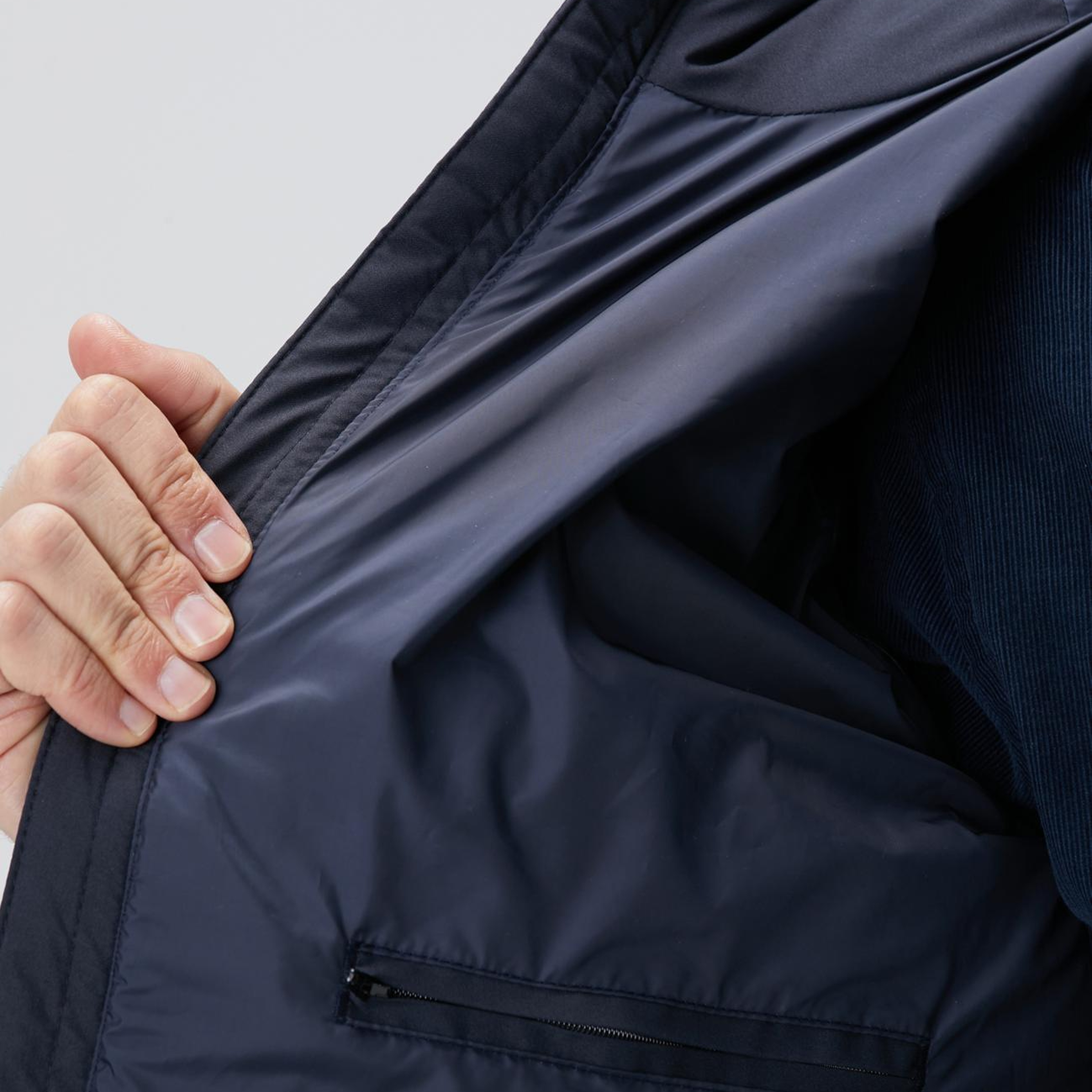 Network Erkek Lacivert Kapüşonlu Puffer Mont