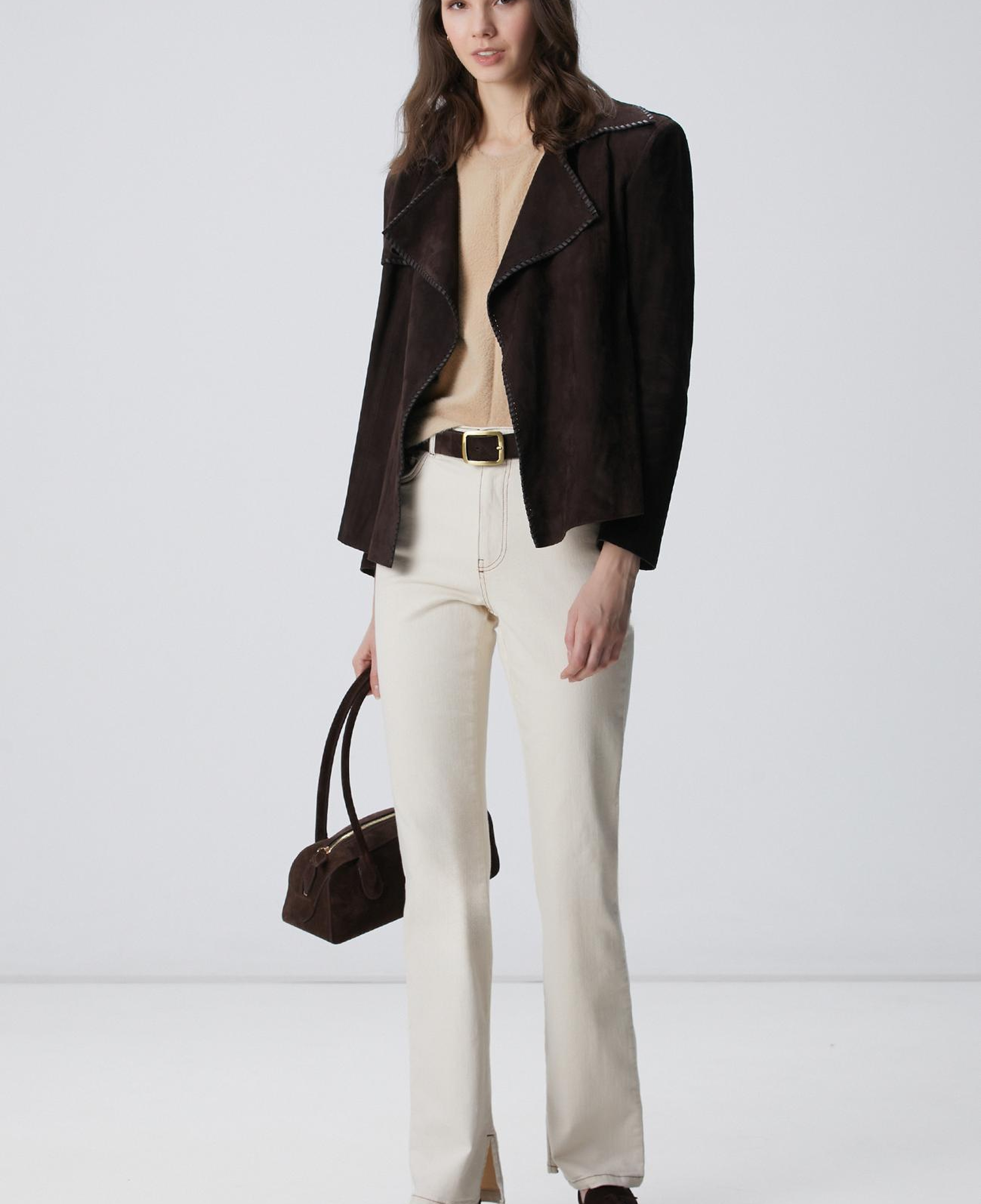 Network Kadın Bej Sakal İp Basic Kazak