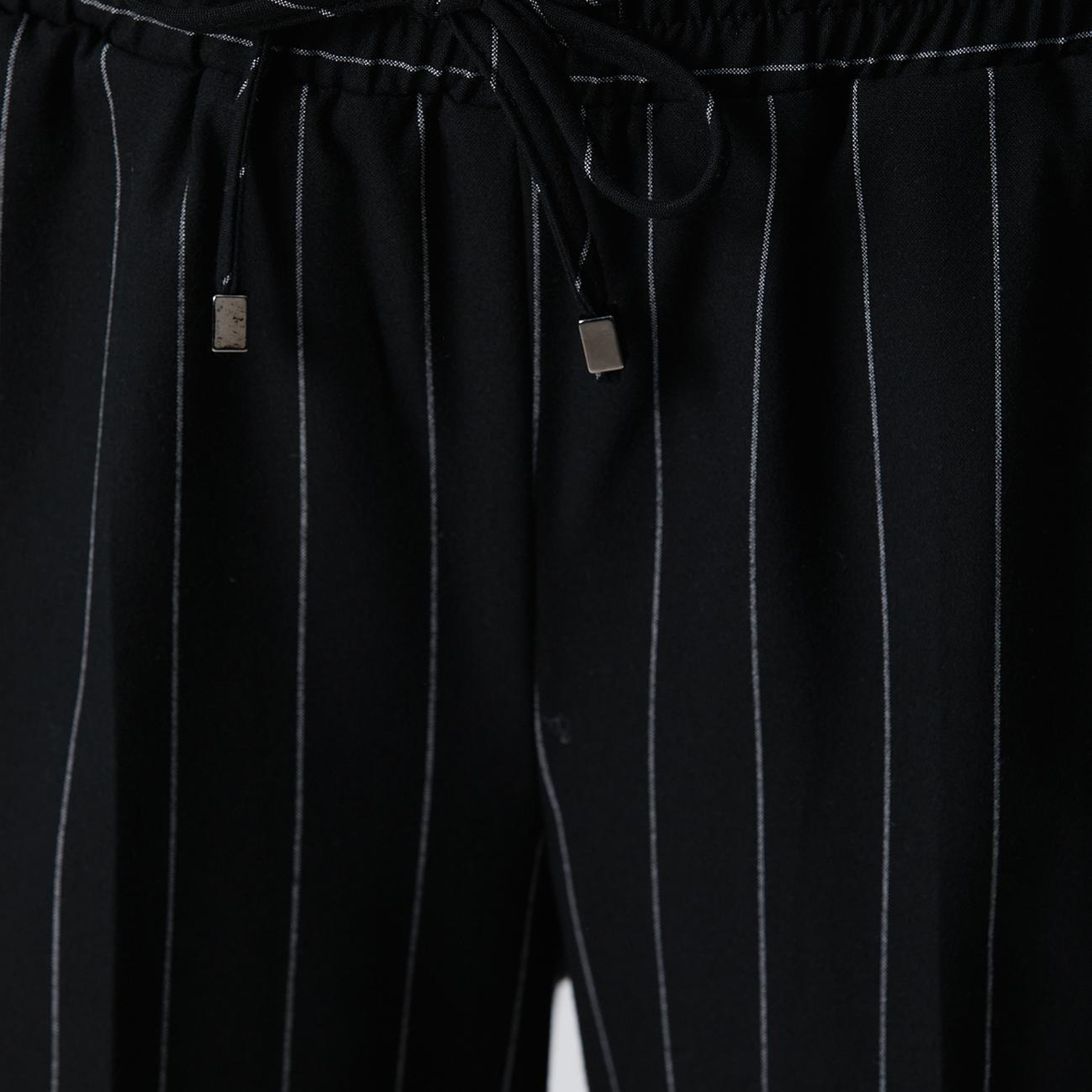 Network Kadın Siyah Çizgili Jogger Pantolon