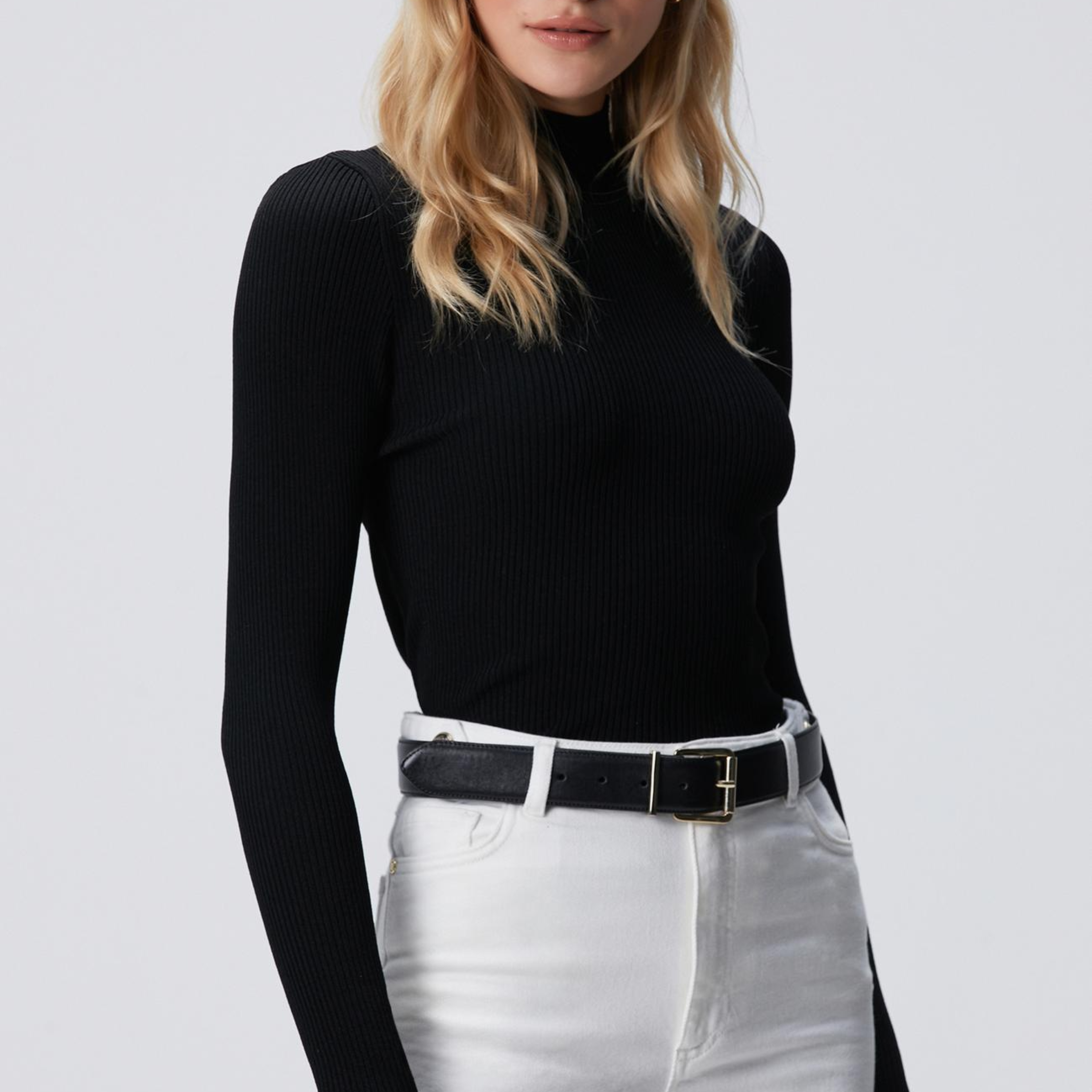 Network Kadın Siyah Rayon Basic Kazak