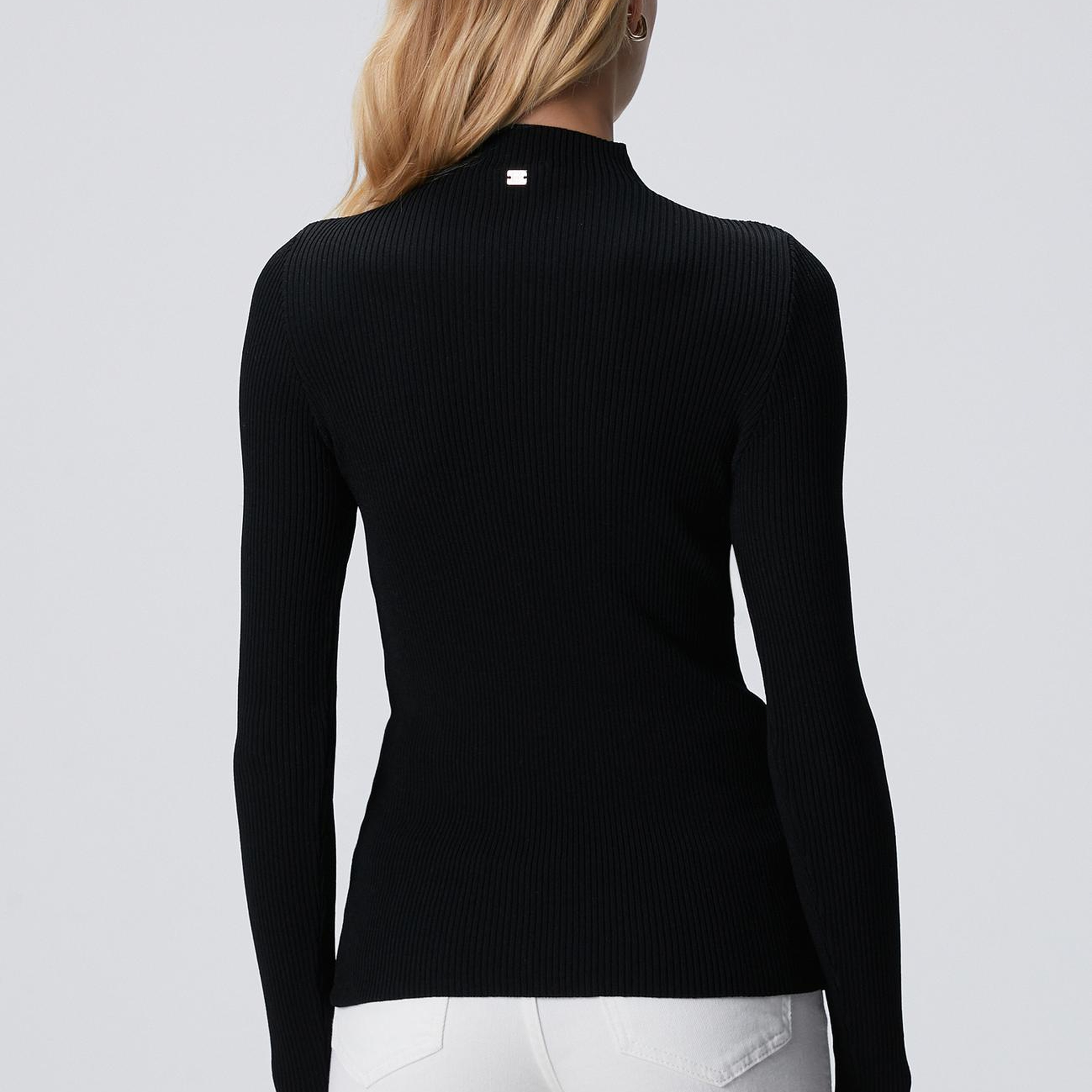 Network Kadın Siyah Rayon Basic Kazak