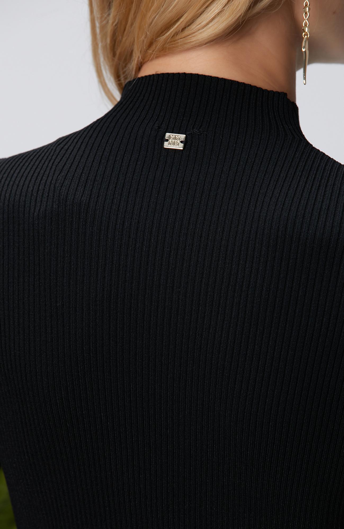 Network Kadın Siyah Rayon Basic Kazak