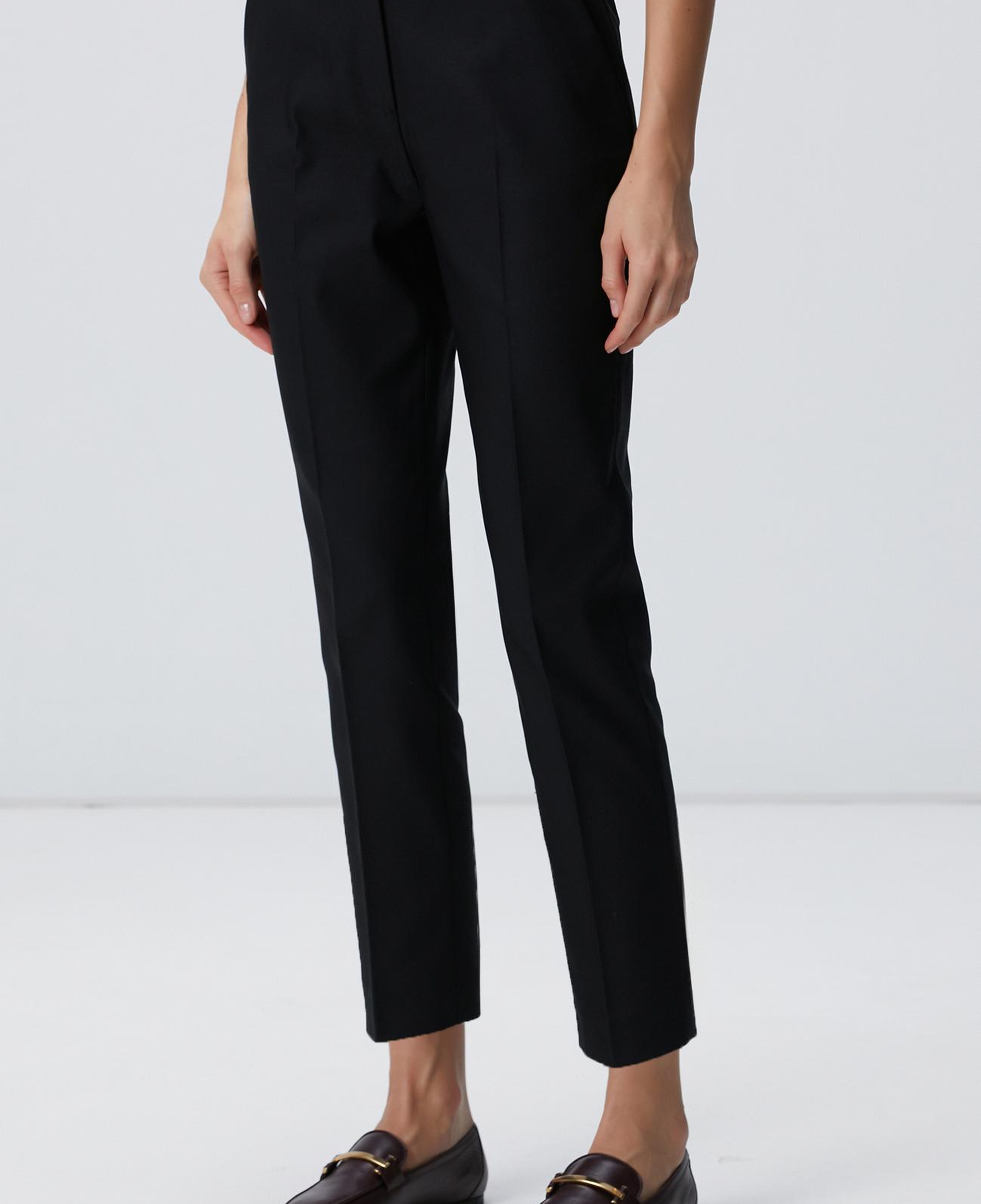 Network Kadın Siyah Basic Skinny Pantolon
