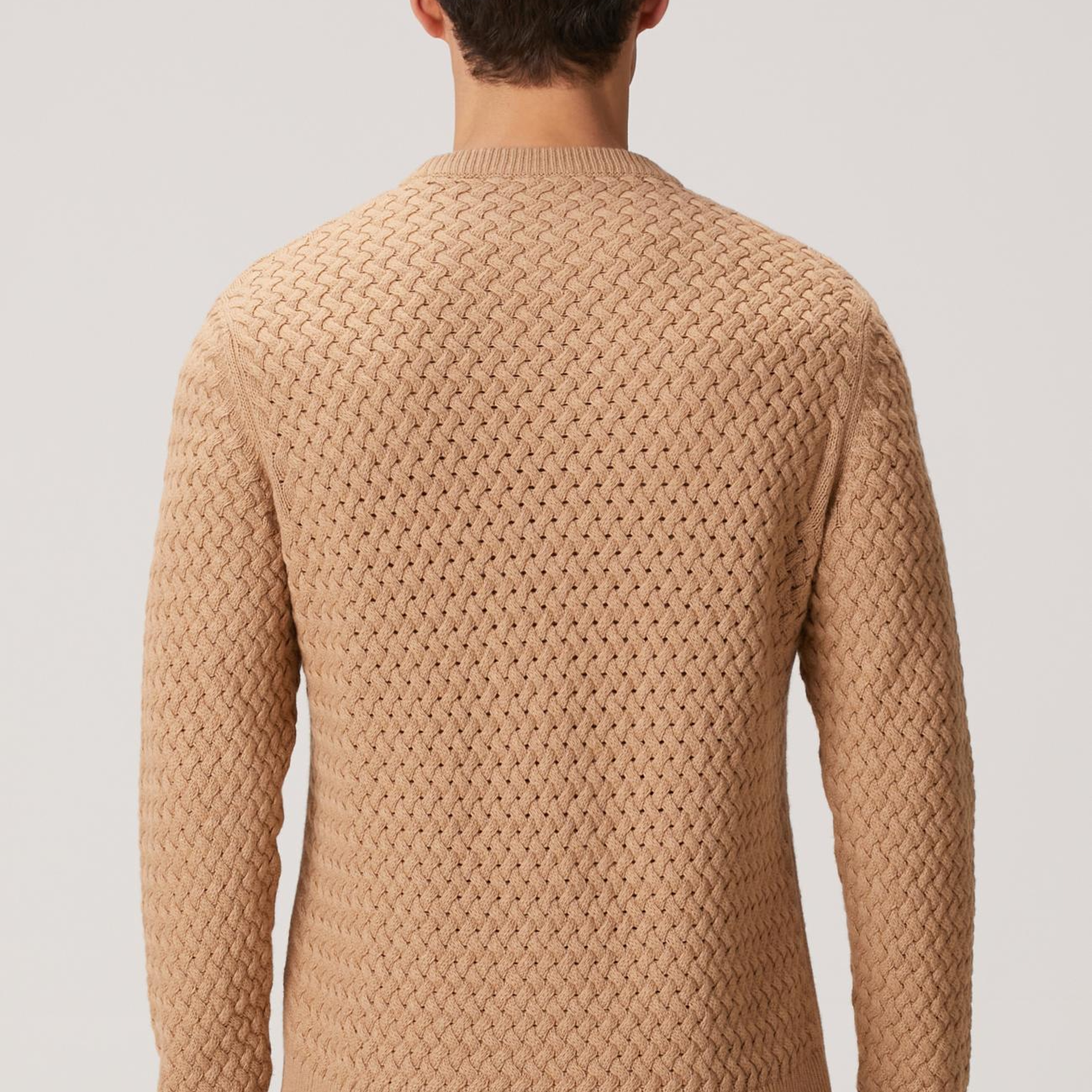 Network Erkek Camel Yün Karışımlı Kazak