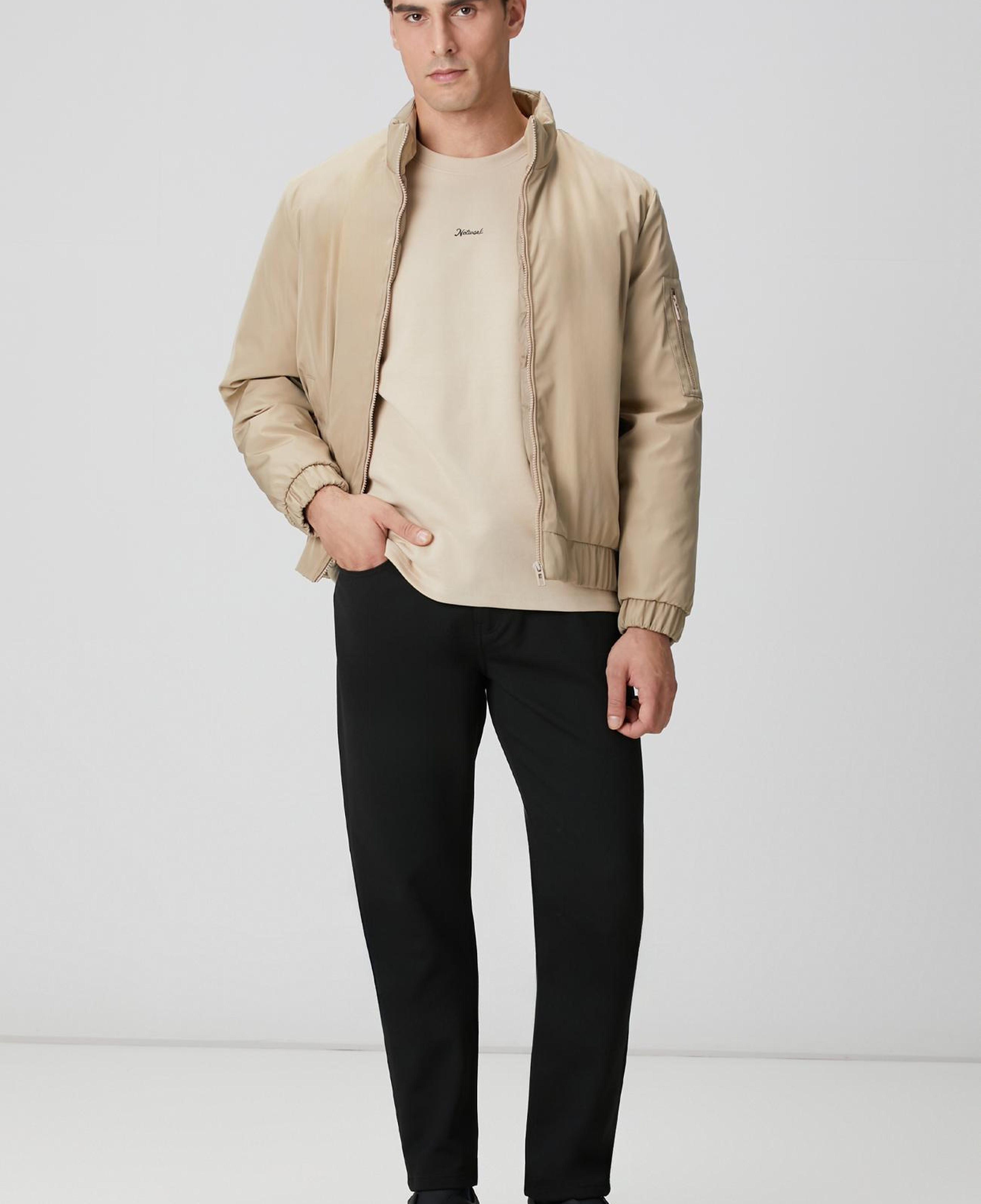 Network Erkek Siyah Casual Pantolon