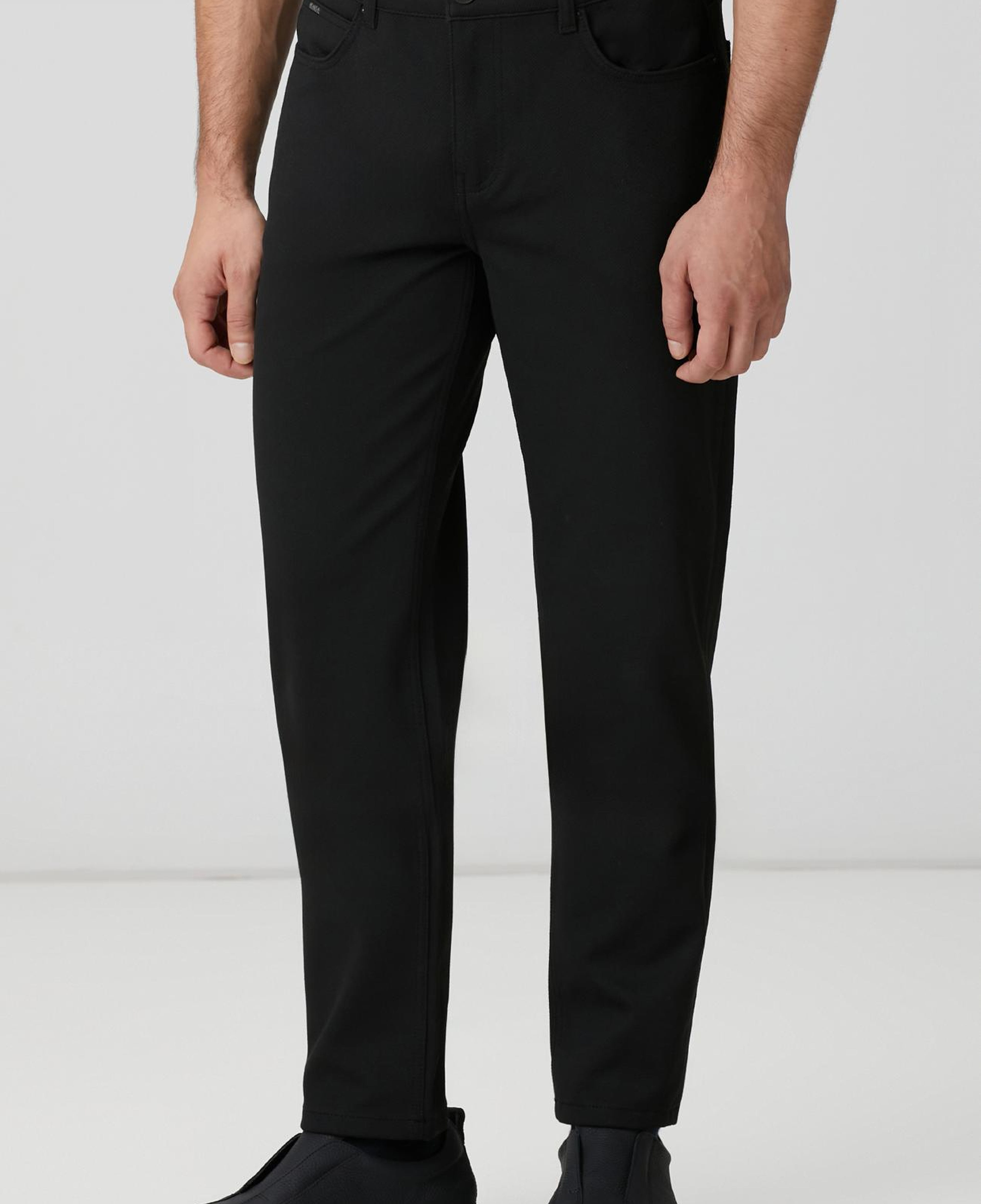 Network Erkek Siyah Casual Pantolon