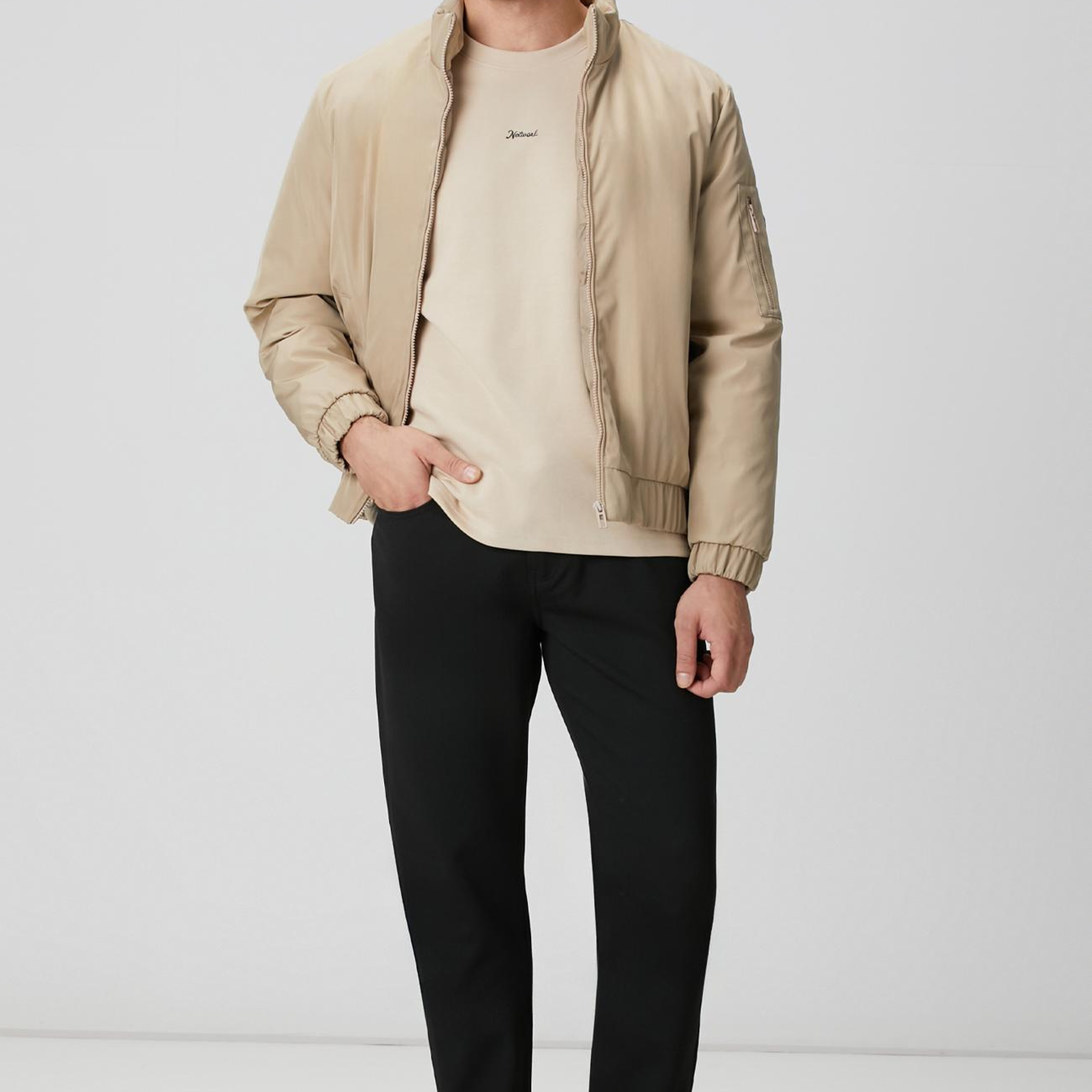 Network Erkek Siyah Casual Pantolon