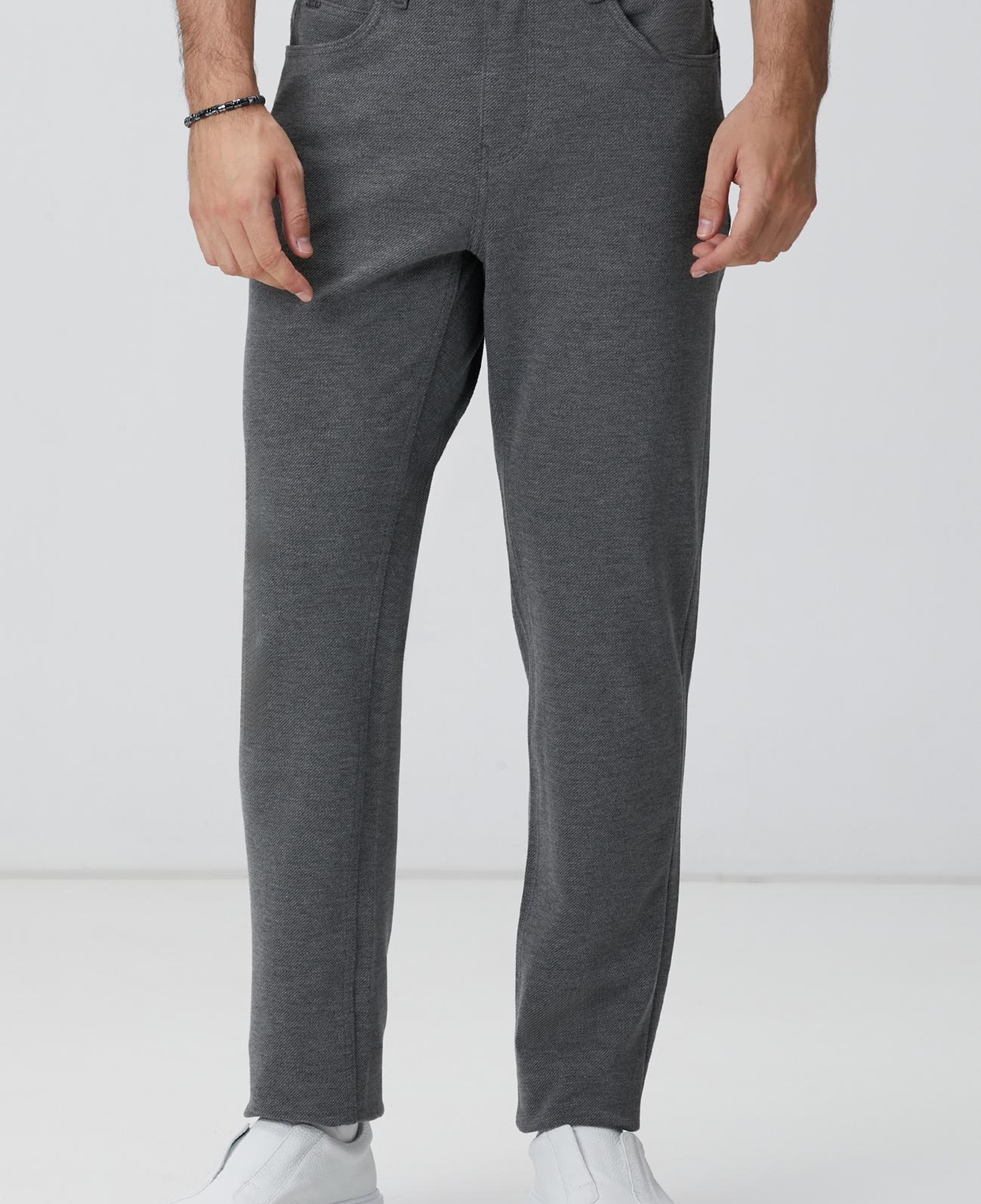 Network Erkek Antrasit Casual Pantolon