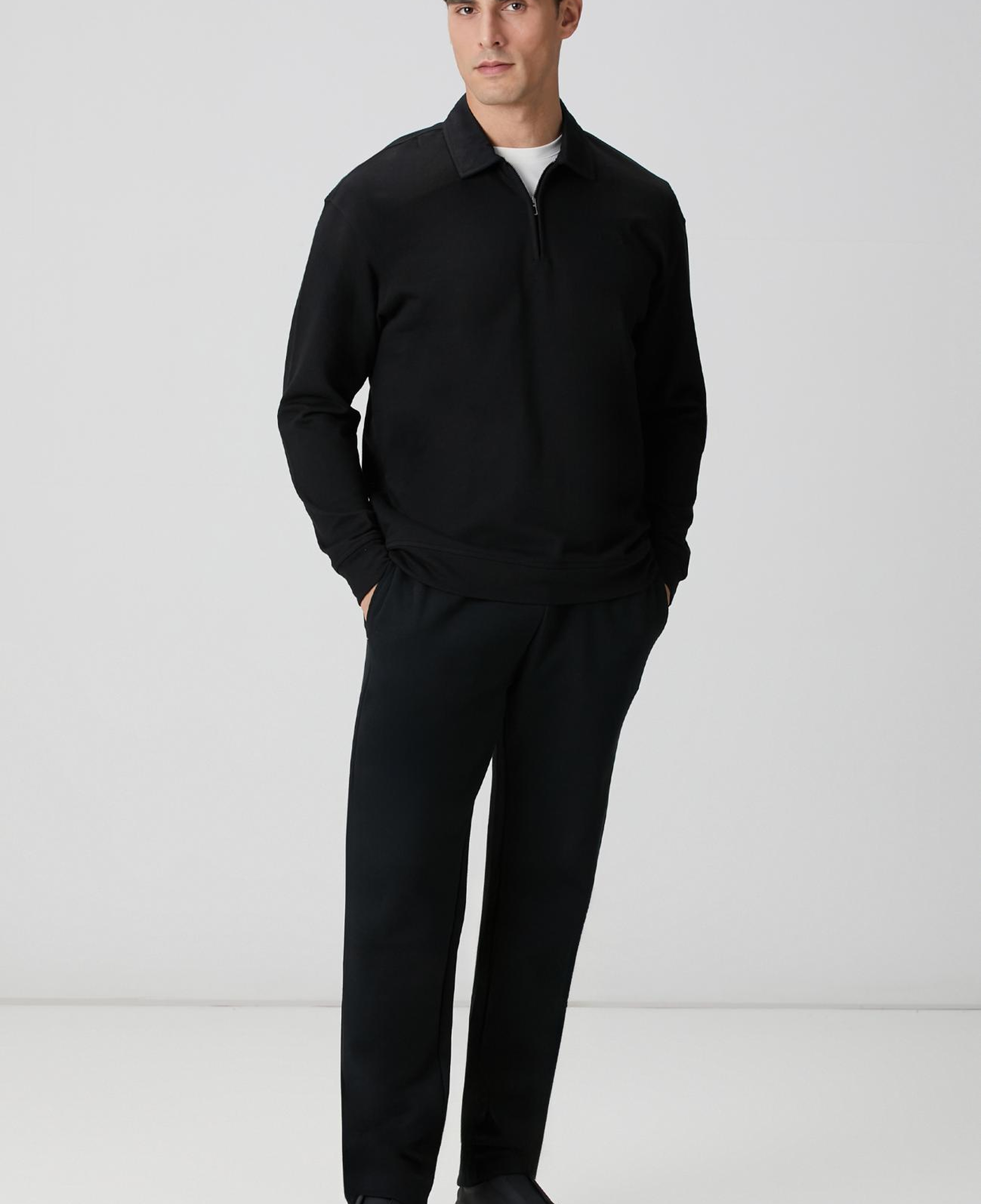 Network Erkek Siyah Sweatshirt