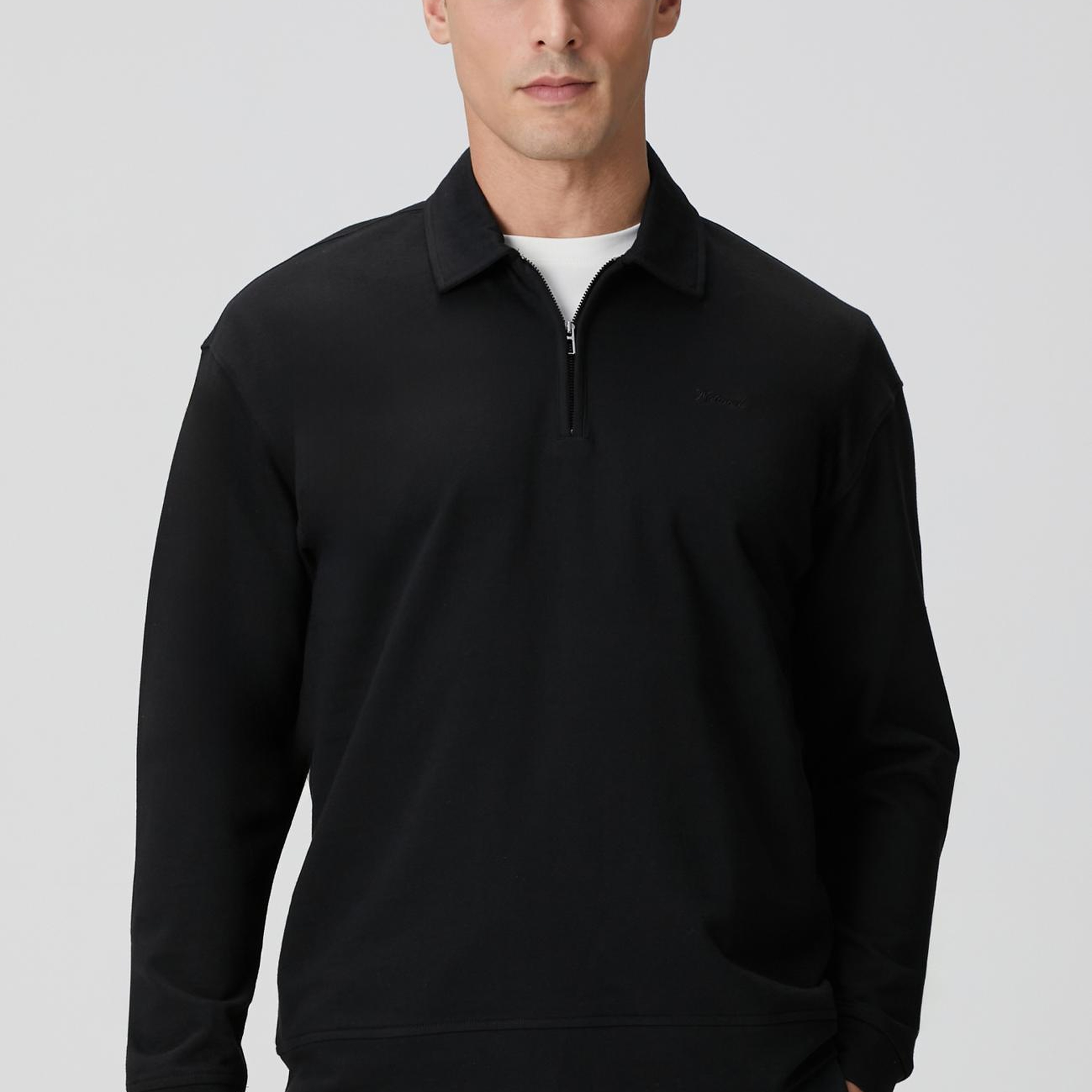 Network Erkek Siyah Sweatshirt