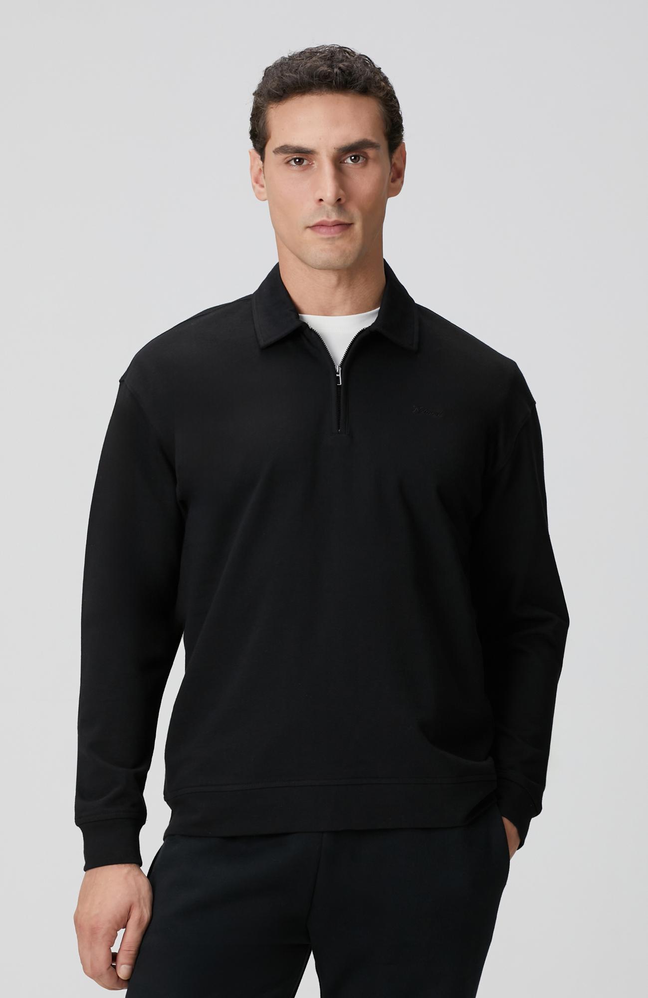 Network Erkek Siyah Sweatshirt