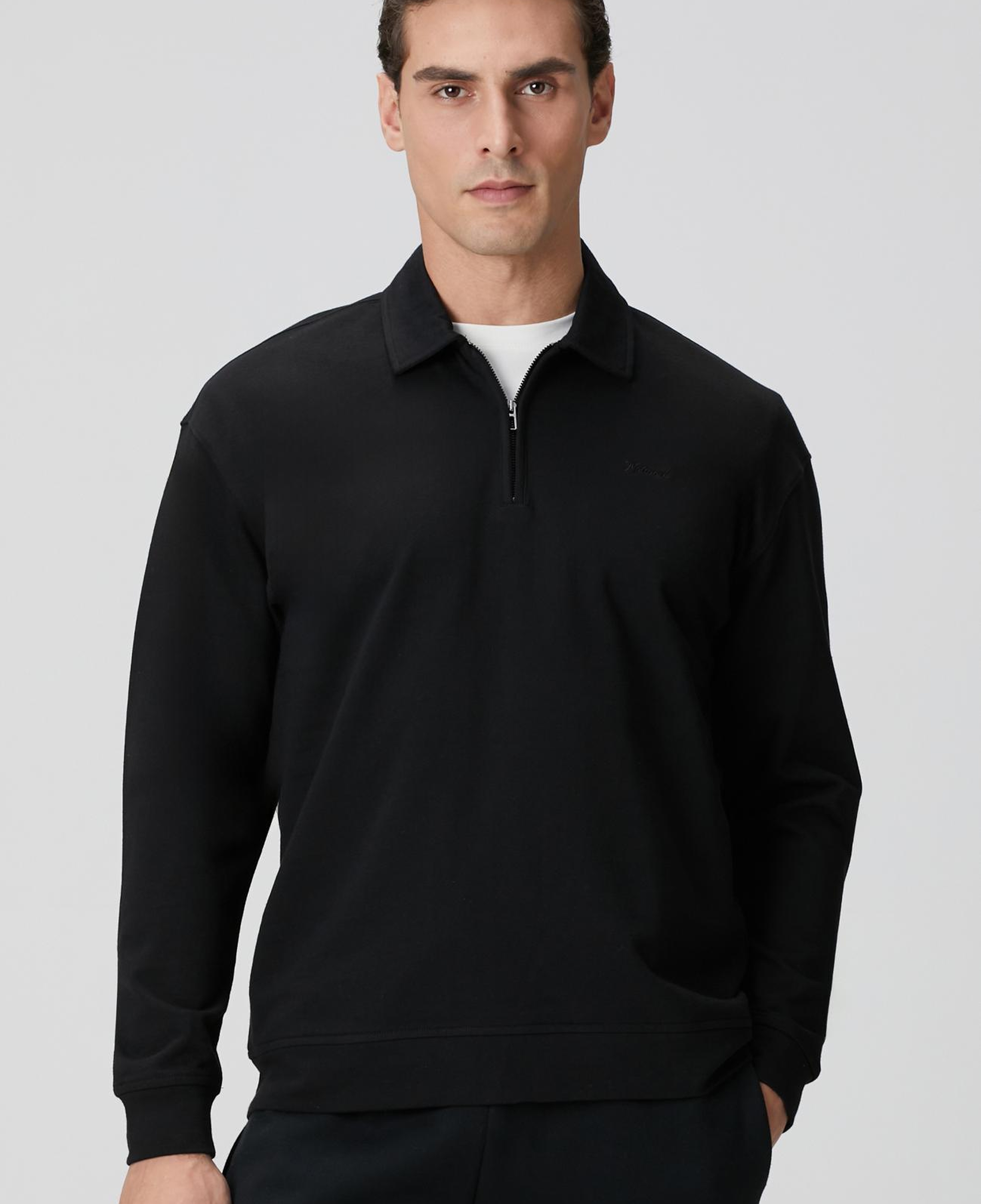 Network Erkek Siyah Sweatshirt