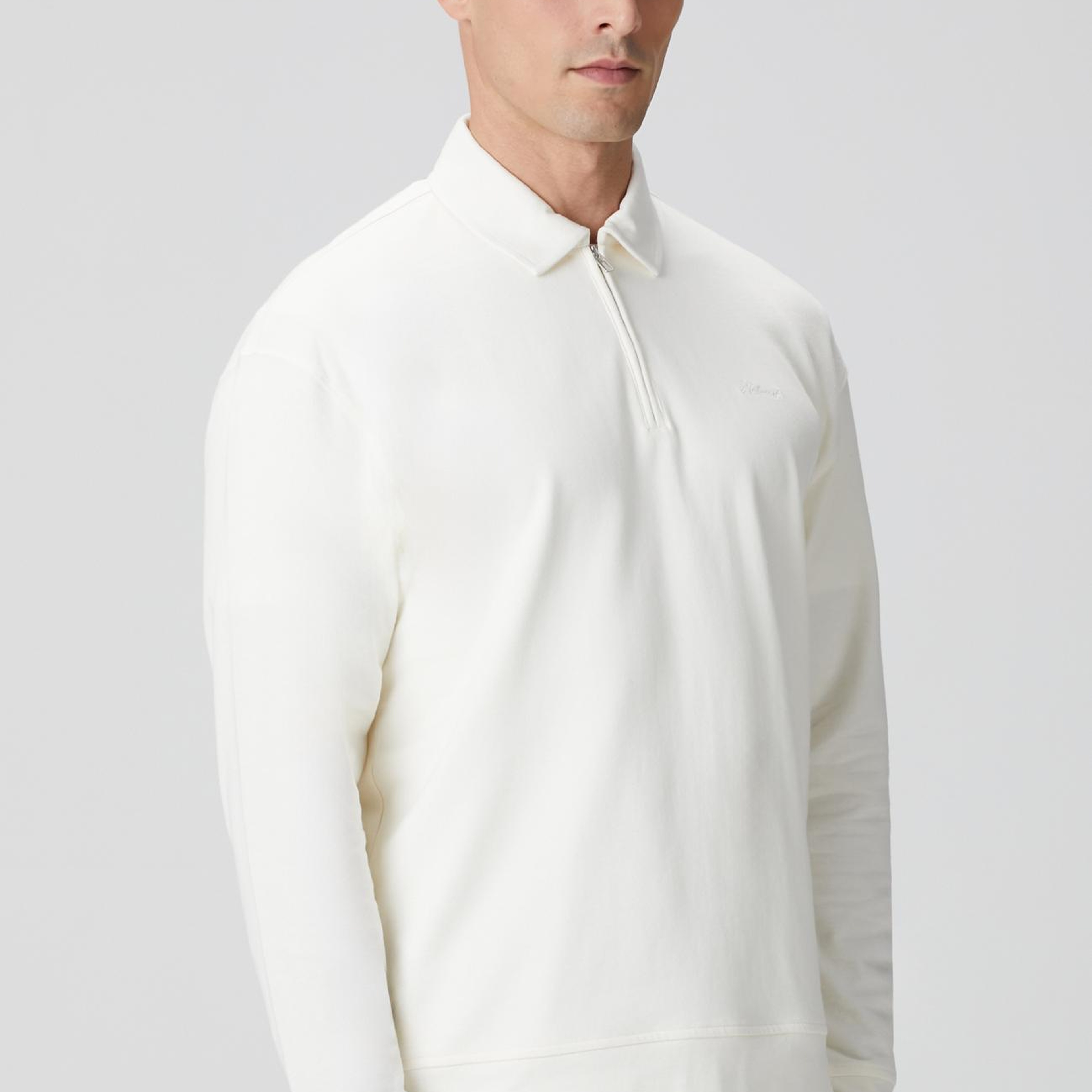 Network Erkek Kırık Beyaz Sweatshirt