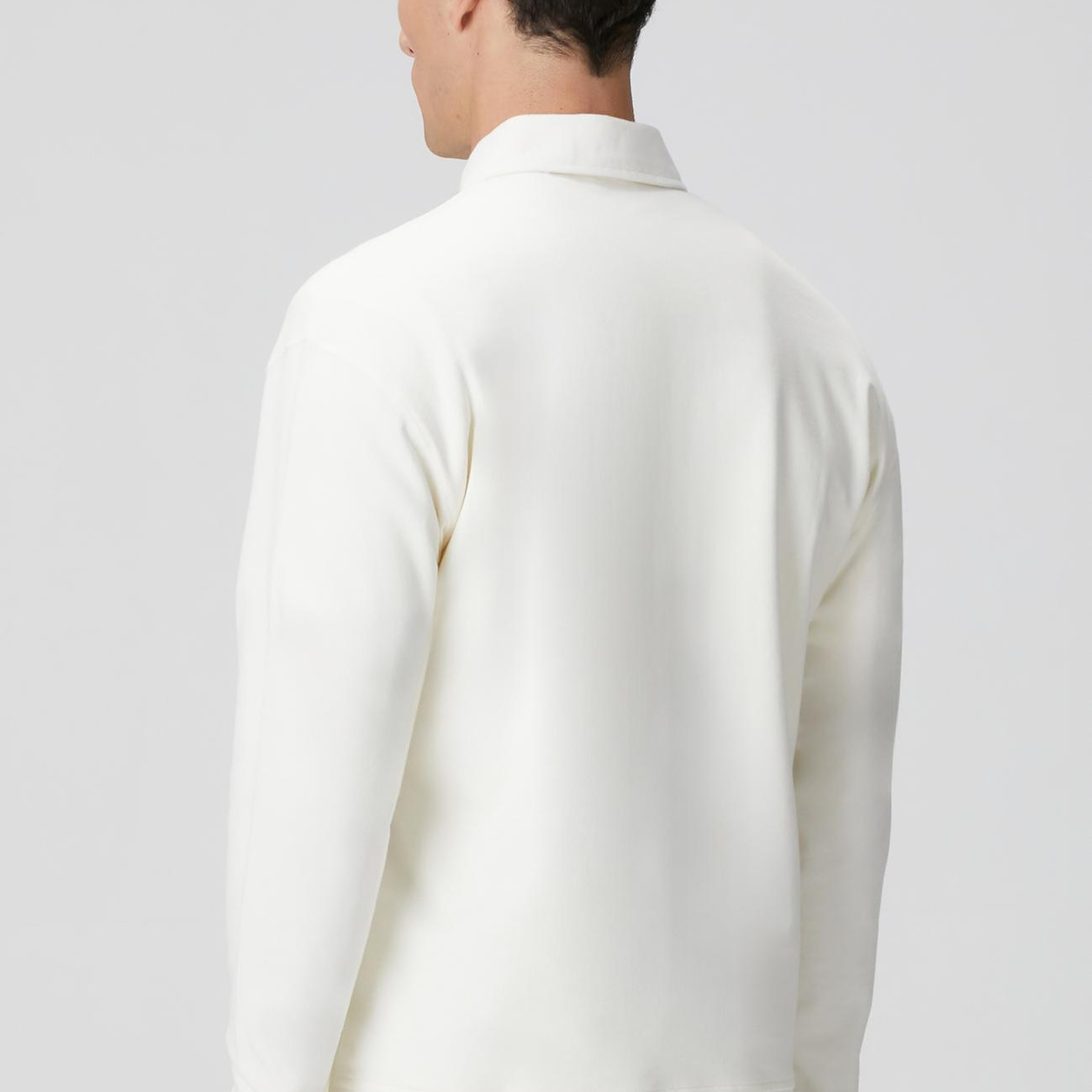 Network Erkek Kırık Beyaz Sweatshirt