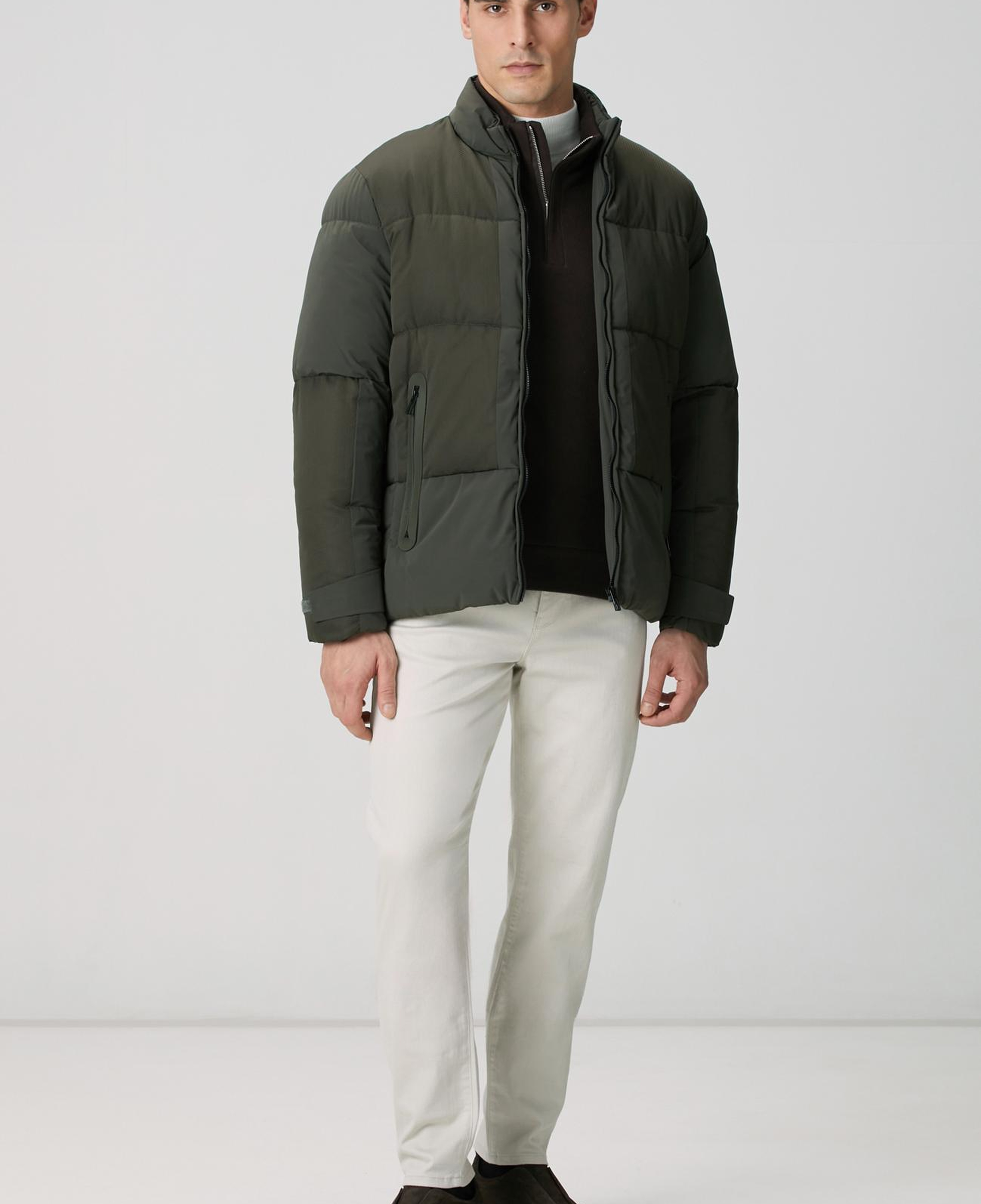 Network Erkek Acı Kahve Süet Garni Detaylı Sweatshirt