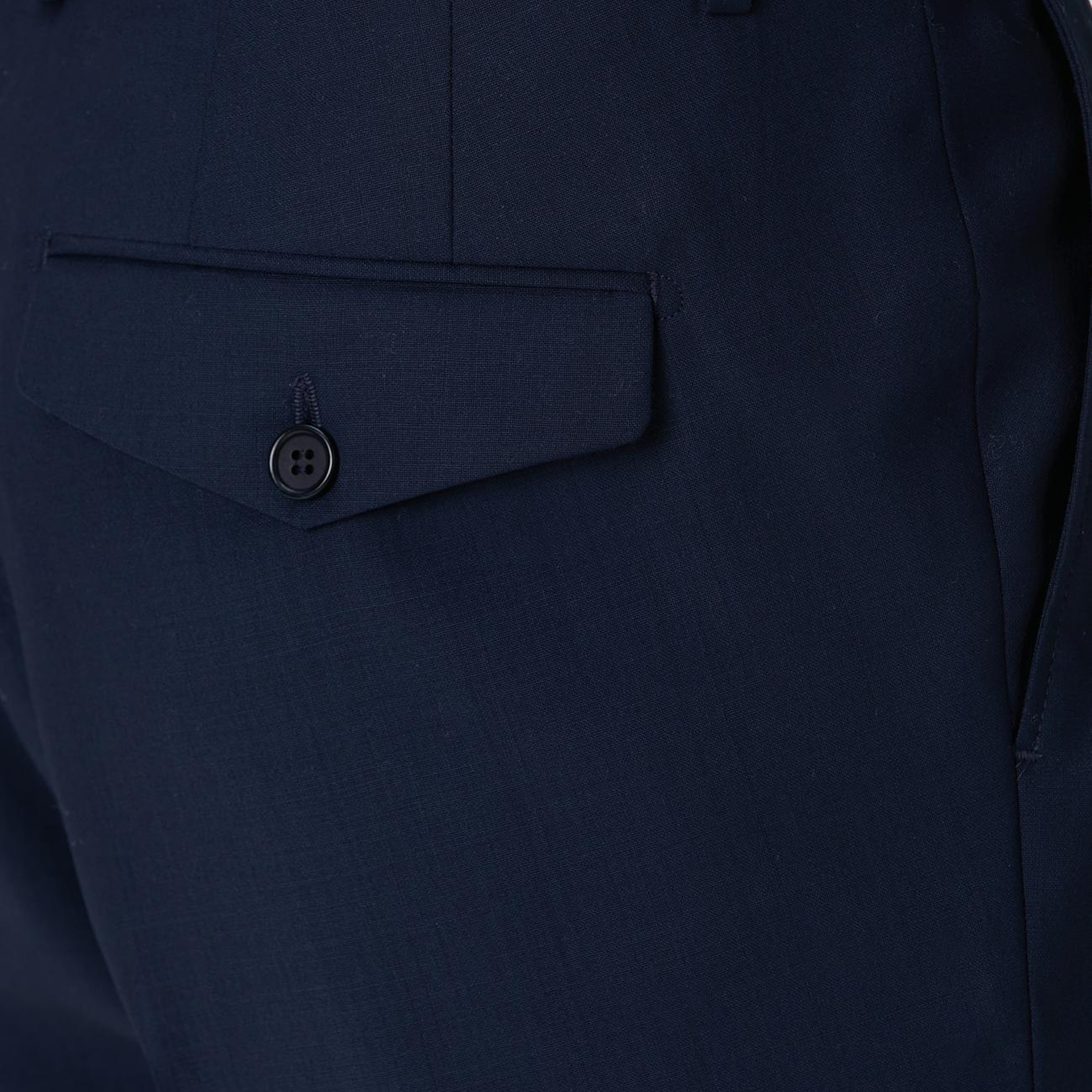 Network Erkek Lacivert Keten Karışımlı Pantolon