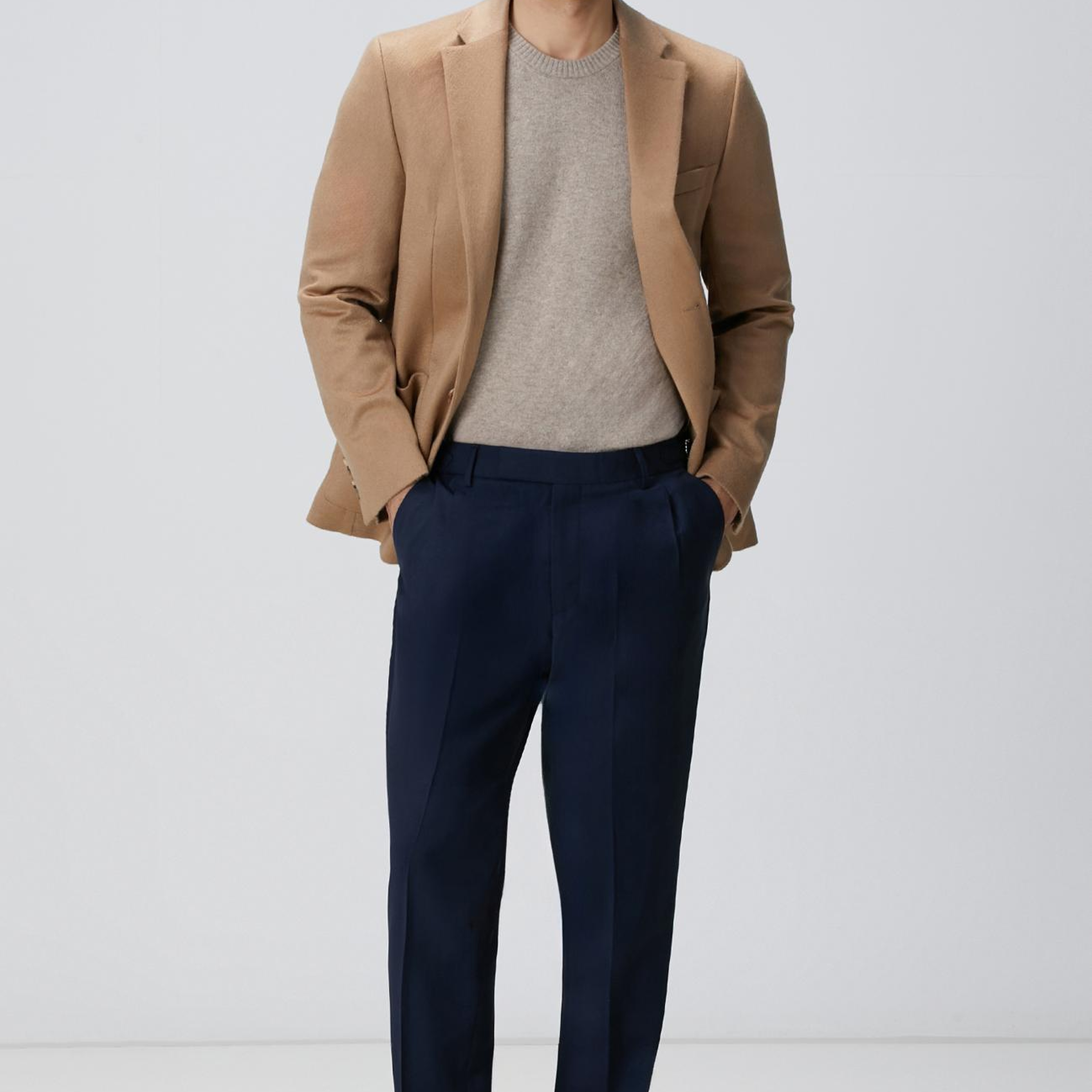 Network Erkek Lacivert Keten Karışımlı Pantolon