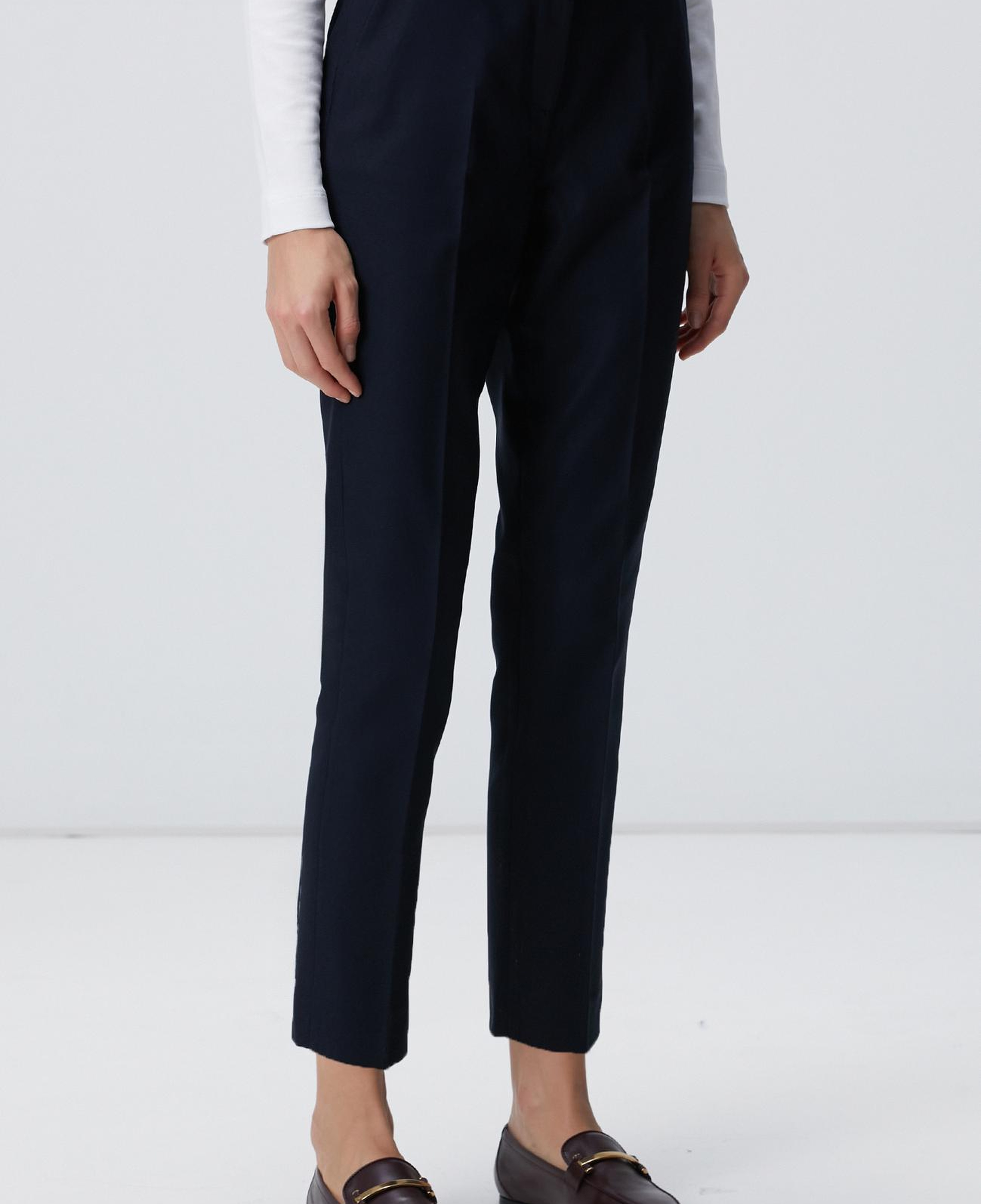 Network Kadın Lacivert Basic Skinny Pantolon