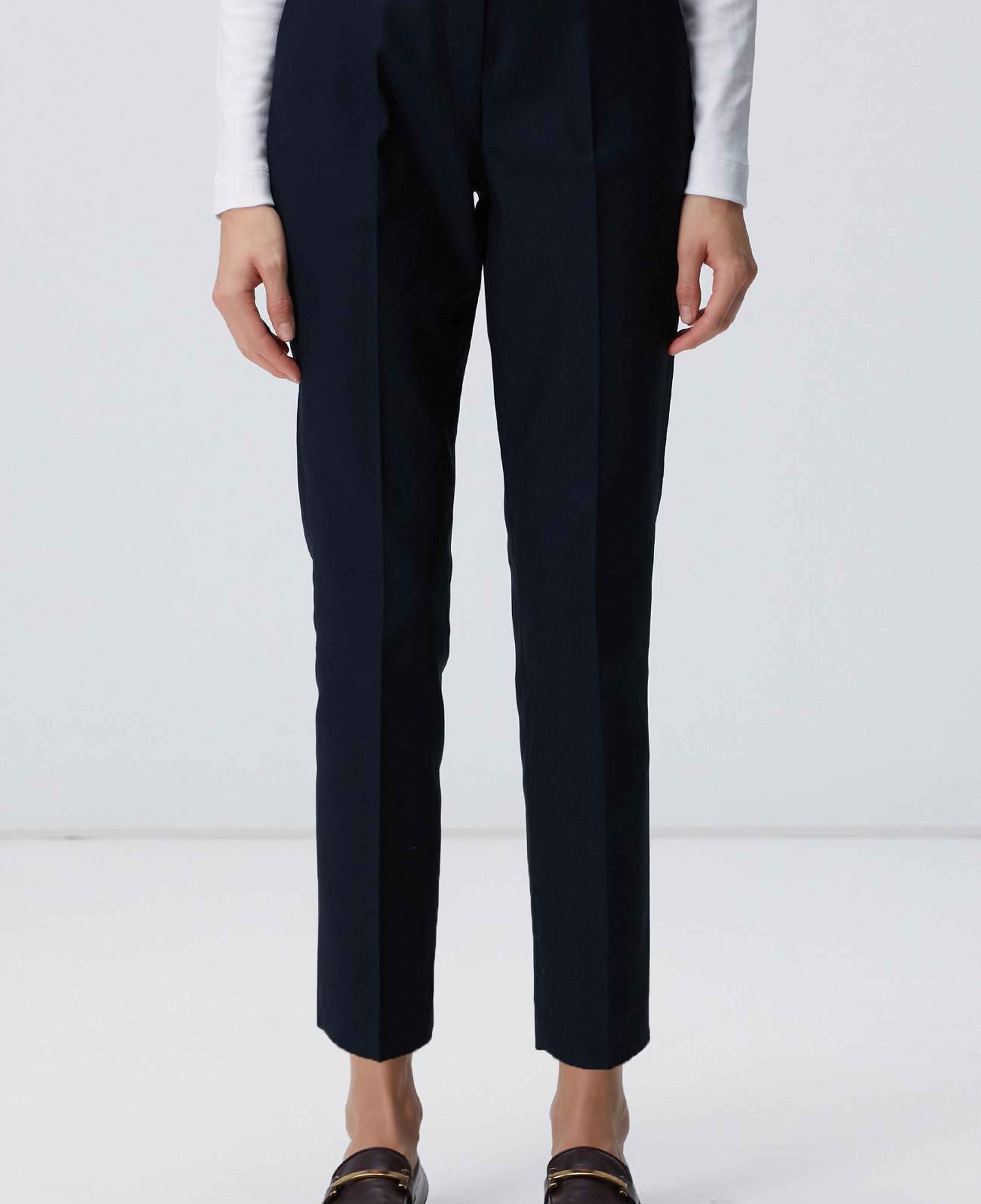 Network Kadın Lacivert Basic Skinny Pantolon
